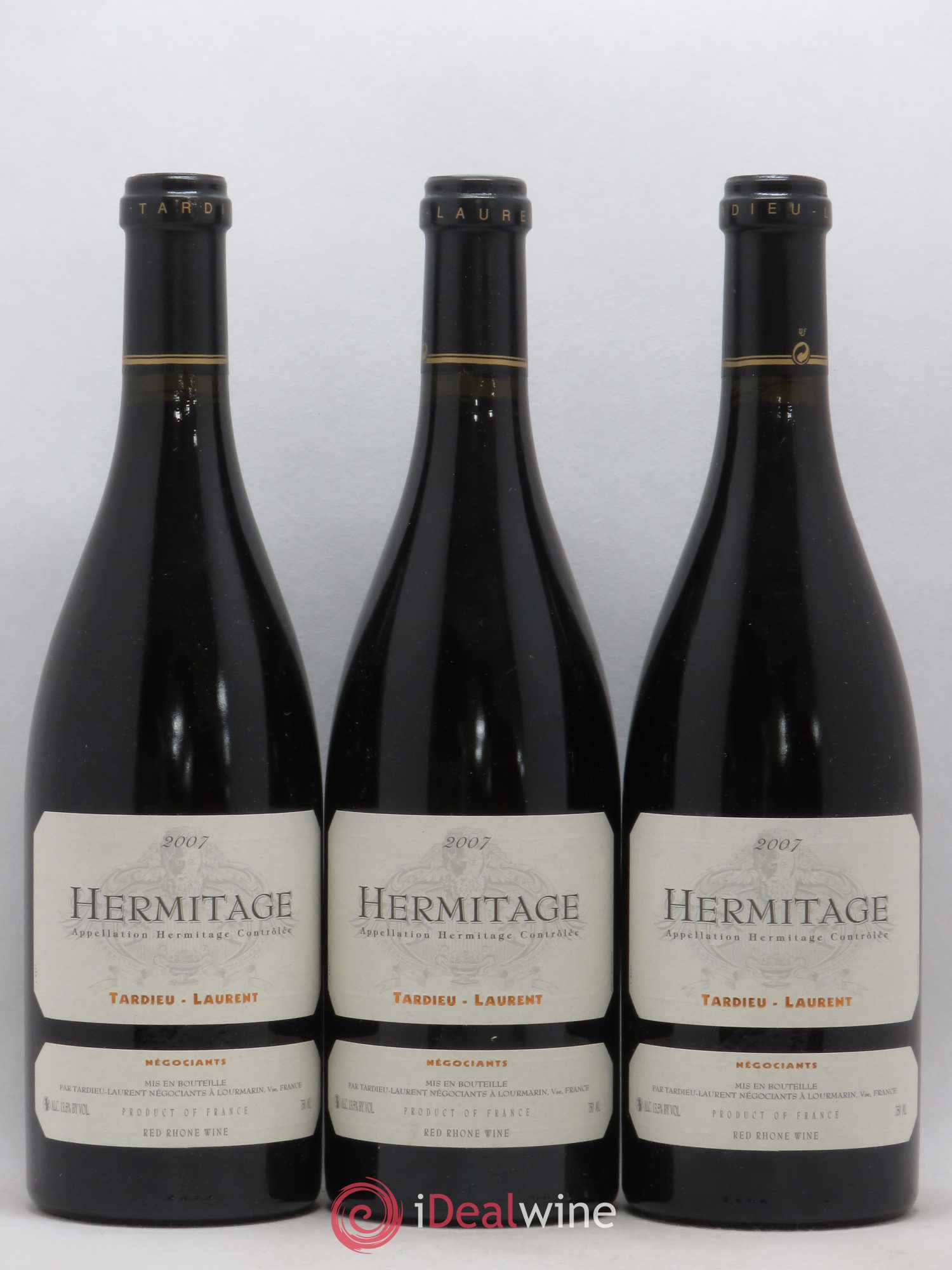 Hermitage Maison Tardieu-Laurent 2007 - Lot de 3 bouteilles - 0
