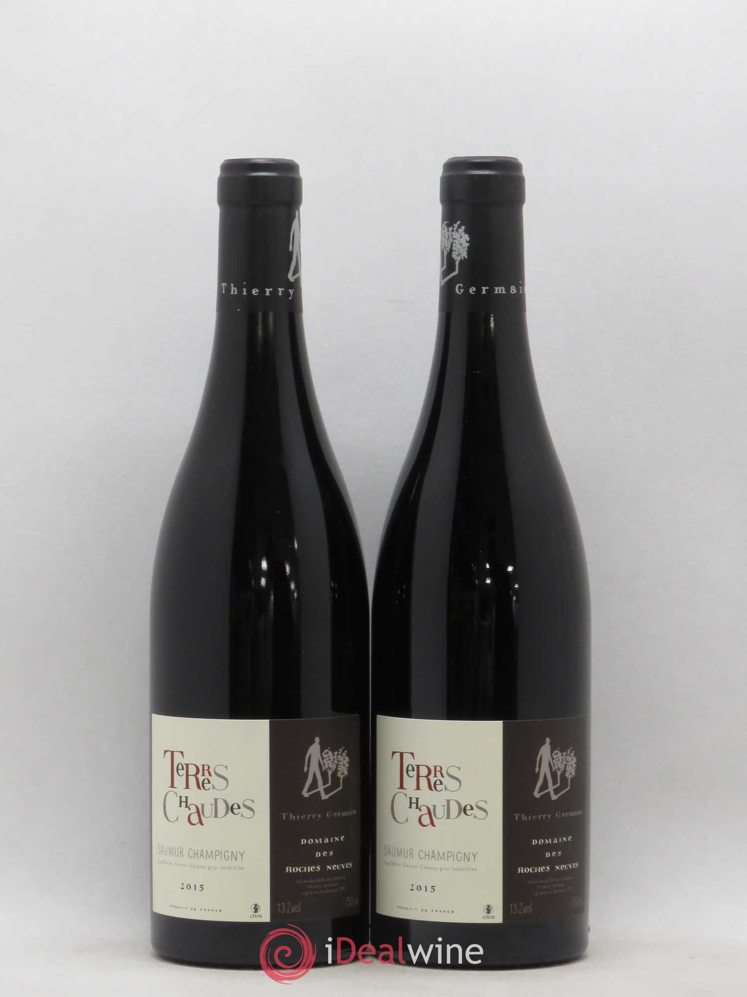 Saumur-Champigny Terres Chaudes Domaine des Roches Neuves - Thierry Germain 2015 - Lot de 2 bouteilles - 0