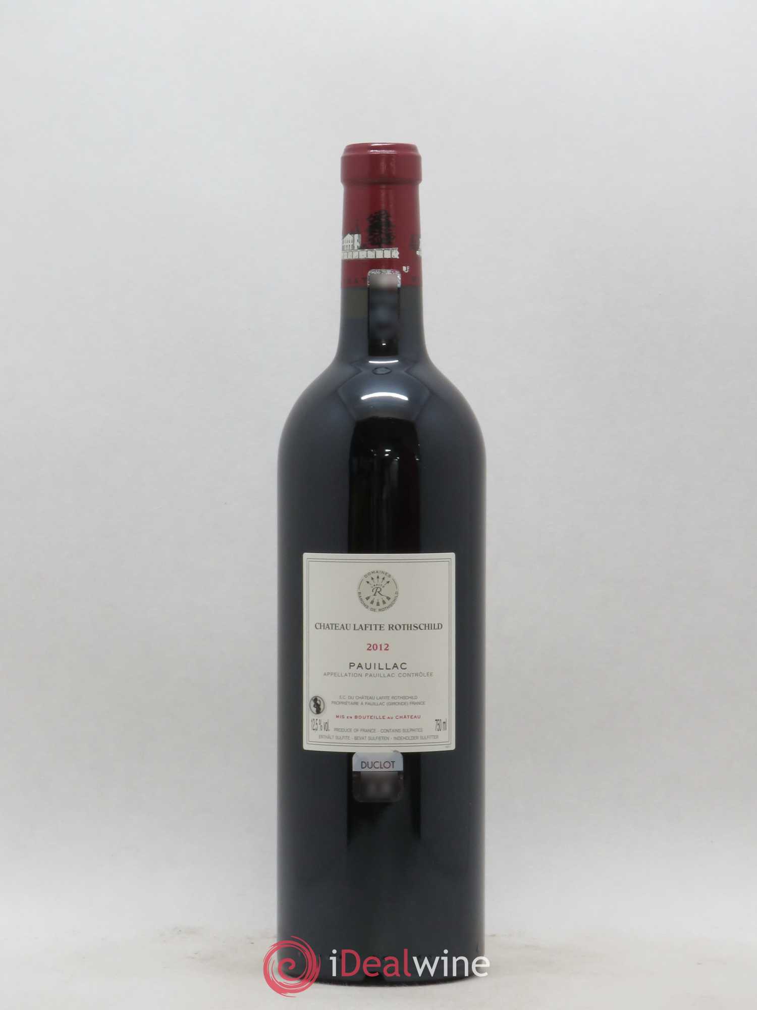 Château Lafite Rothschild 1er Grand Cru Classé (sans prix de réserve) 2012 - Lot de 1 bouteille - 1