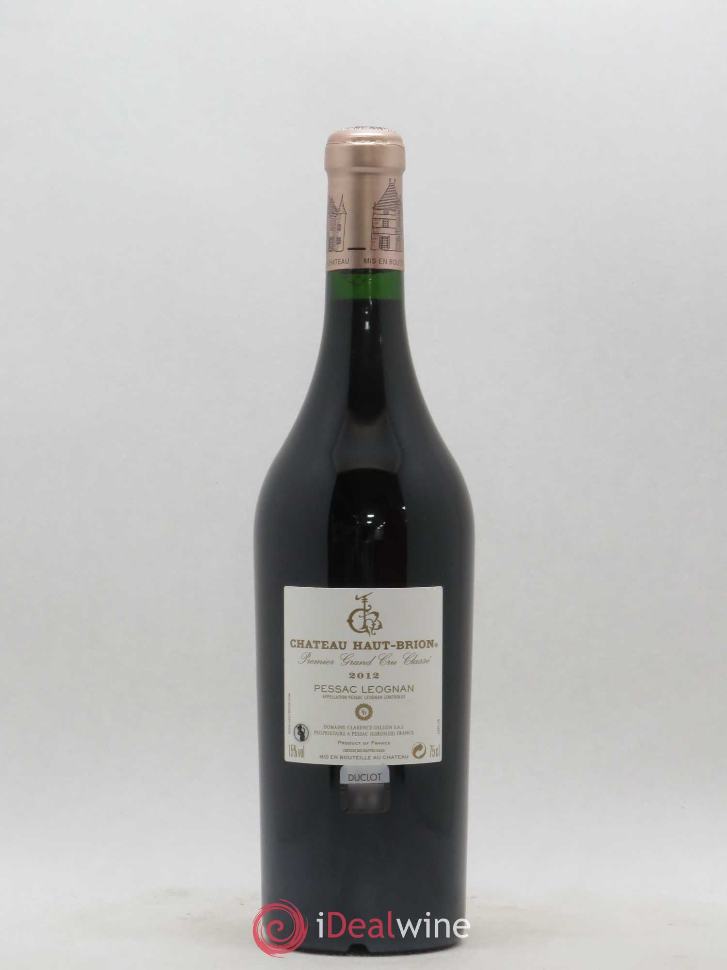Château Haut Brion 1er Grand Cru Classé 2012 - Lot de 1 bouteille - 1