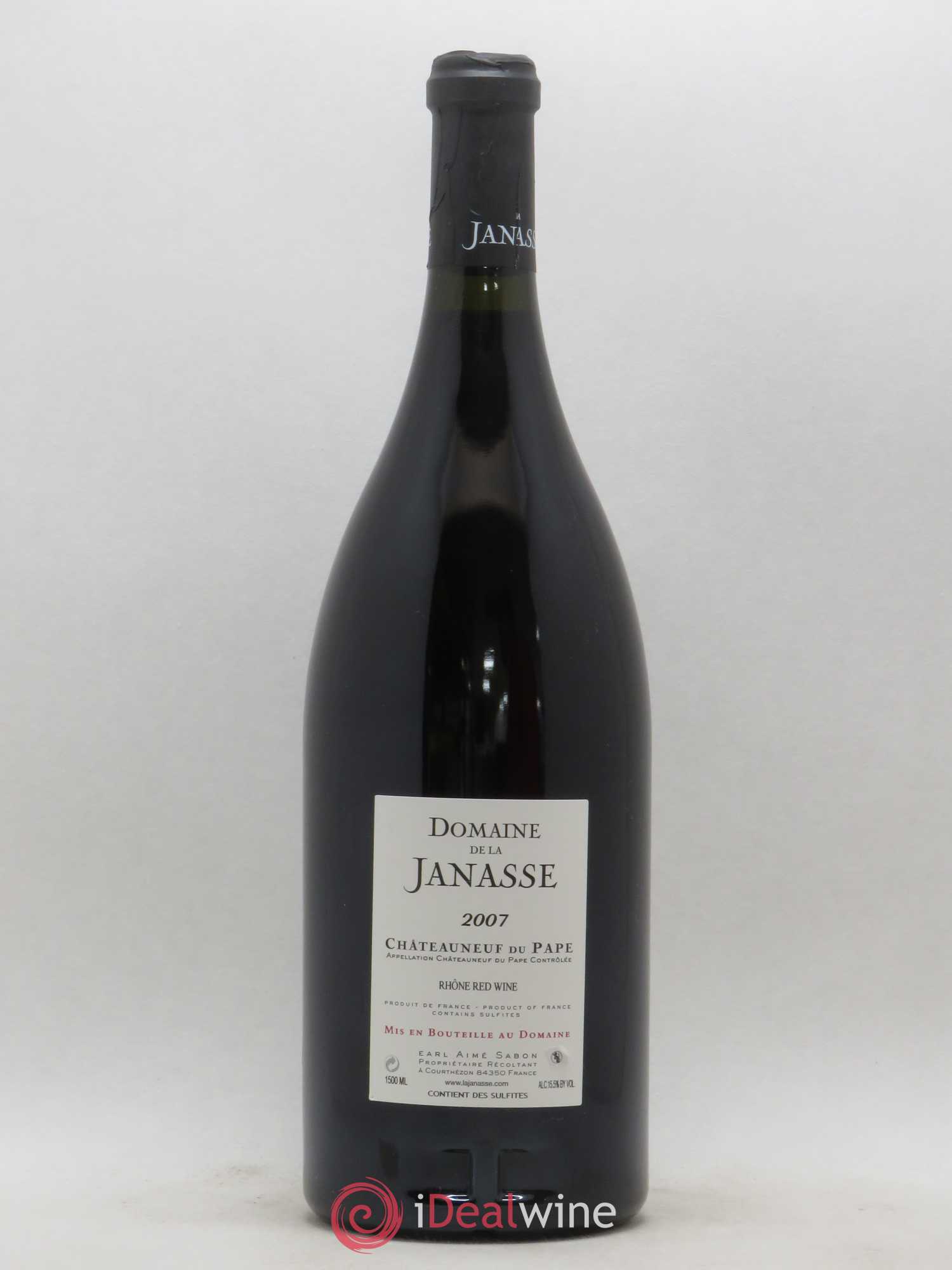 Châteauneuf-du-Pape Cuvée Vieilles Vignes La Janasse (Domaine de) 2007 - Lot de 1 magnum - 1