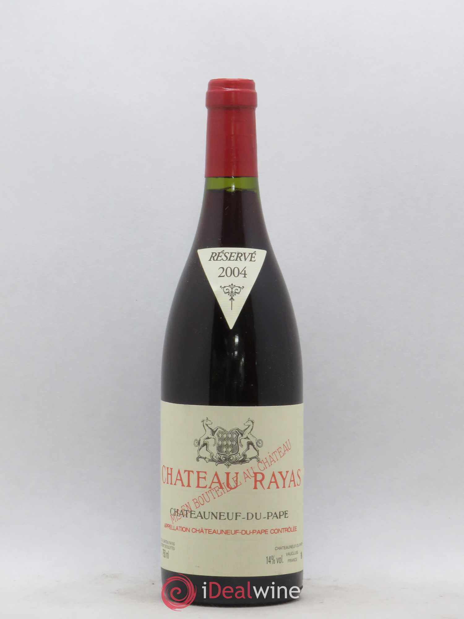 Châteauneuf-du-Pape Château Rayas Emmanuel Reynaud 2004 - Lot de 1 bouteille - 0