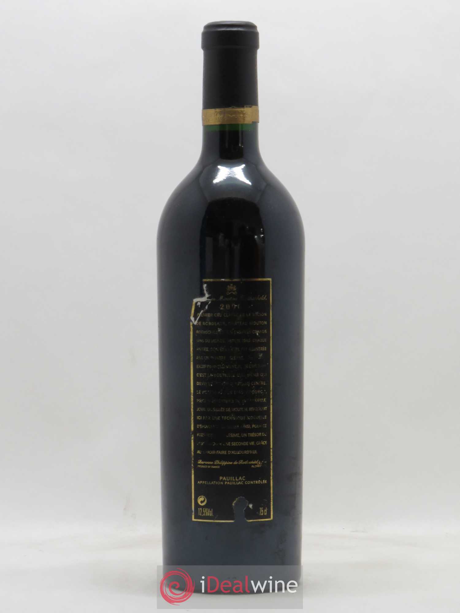 Château Mouton Rothschild 1er Grand Cru Classé 2000 - Lot de 1 bouteille - 1