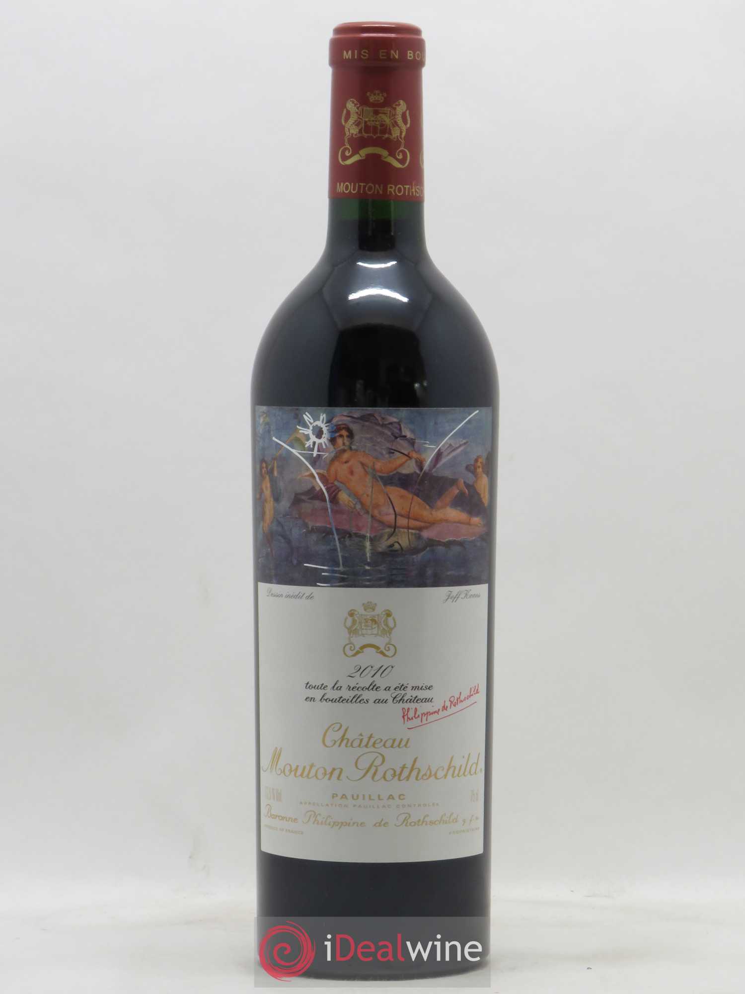 Château Mouton Rothschild 1er Grand Cru Classé 2010 - Lot de 1 bouteille - 0