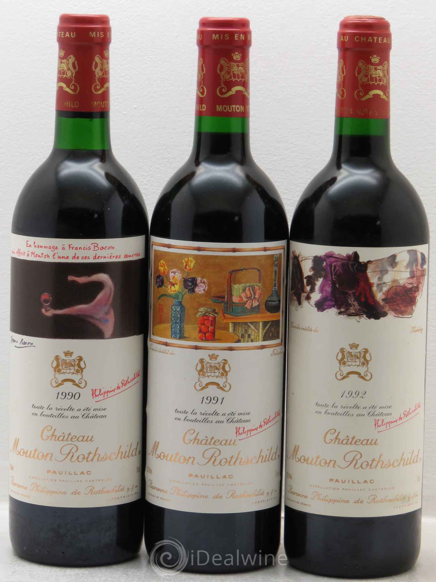 Mouton Rothschild 1960-2012 (Verticale 53 bt)  (Verticale complète de Ch. Mouton Rothschild de 1960 à 2012) - Lot de 53 bouteilles - 13