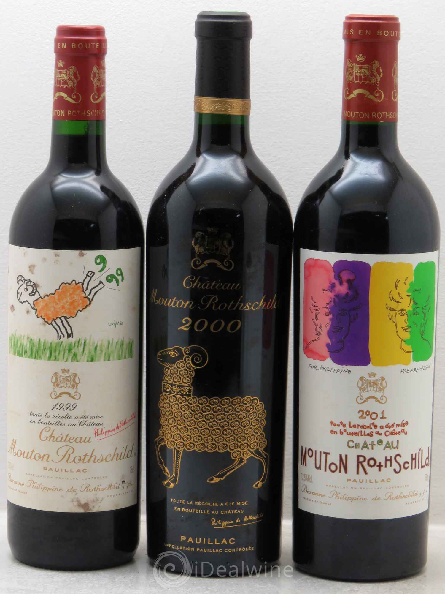 Mouton Rothschild 1960-2012 (Verticale 53 bt)  (Verticale complète de Ch. Mouton Rothschild de 1960 à 2012) - Lot de 53 bouteilles - 16