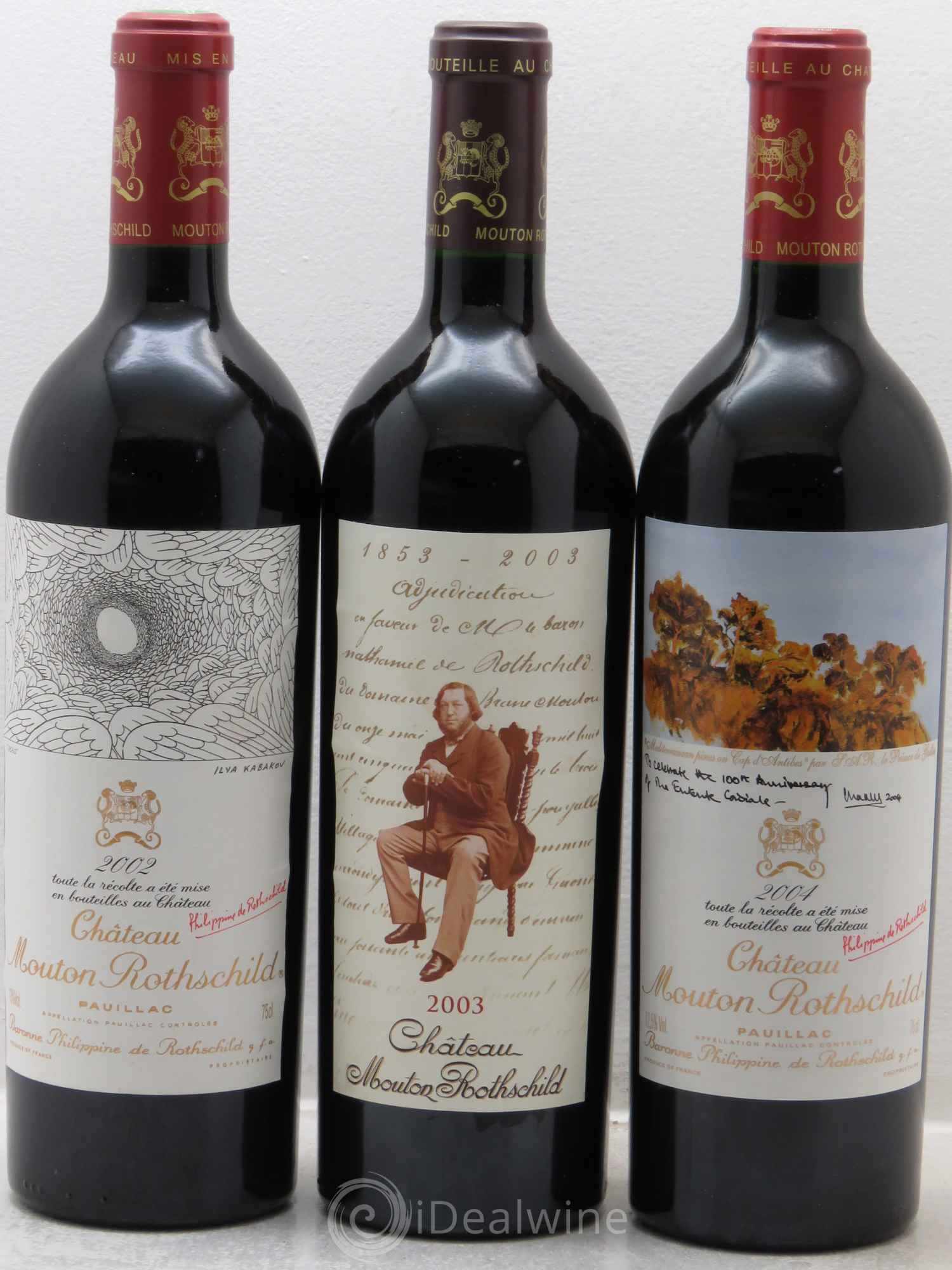 Mouton Rothschild 1960-2012 (Verticale 53 bt)  (Verticale complète de Ch. Mouton Rothschild de 1960 à 2012) - Lot de 53 bouteilles - 17
