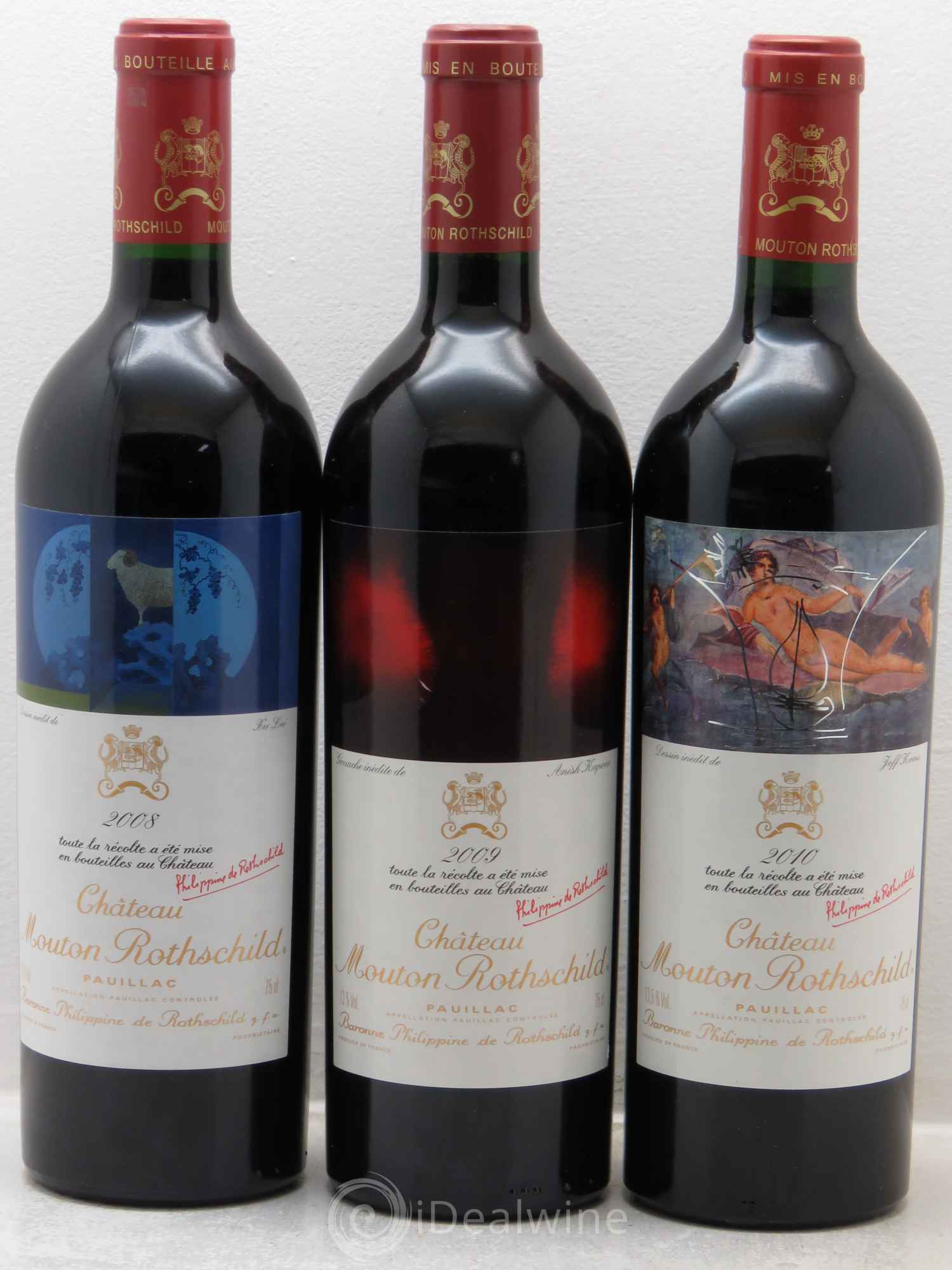 Mouton Rothschild 1960-2012 (Verticale 53 bt)  (Verticale complète de Ch. Mouton Rothschild de 1960 à 2012) - Lot de 53 bouteilles - 19