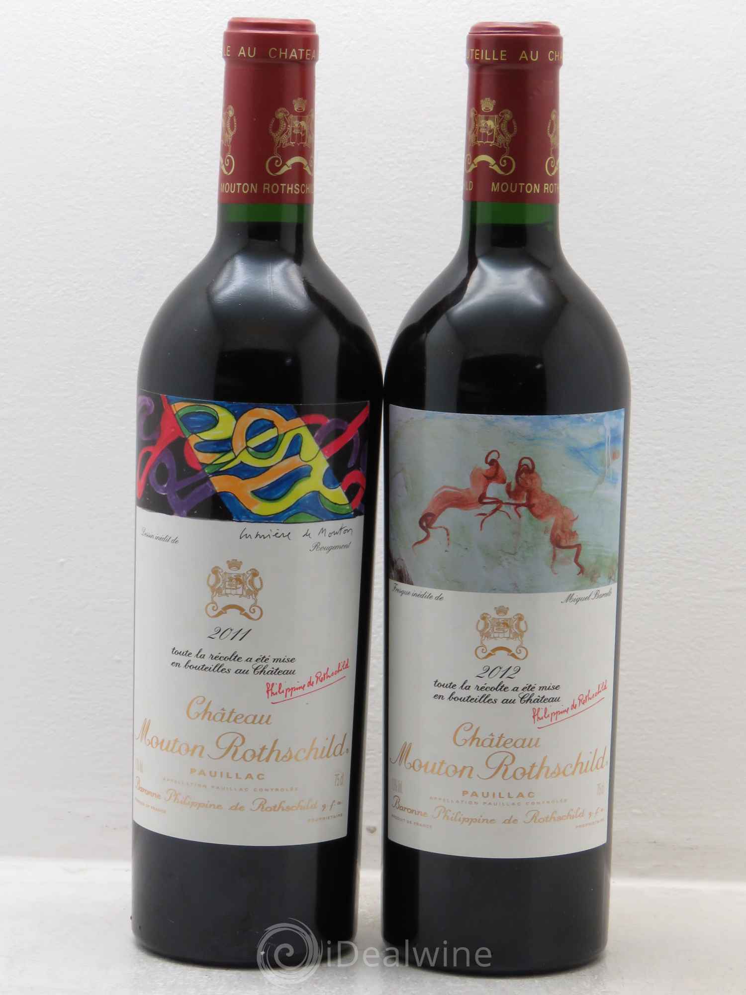 Mouton Rothschild 1960-2012 (Verticale 53 bt)  (Verticale complète de Ch. Mouton Rothschild de 1960 à 2012) - Lot de 53 bouteilles - 20