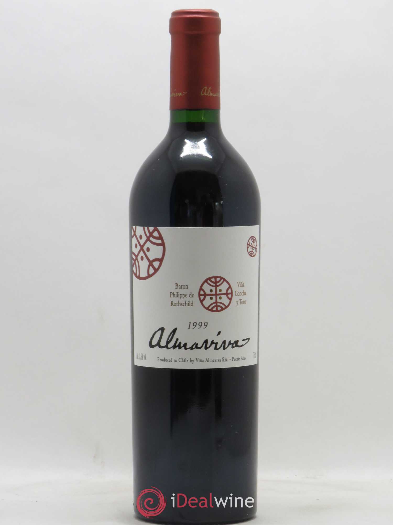 Chili Almaviva Baron P. de Rothschild Concha y Toro 1999 - Lot de 1 bouteille - 0