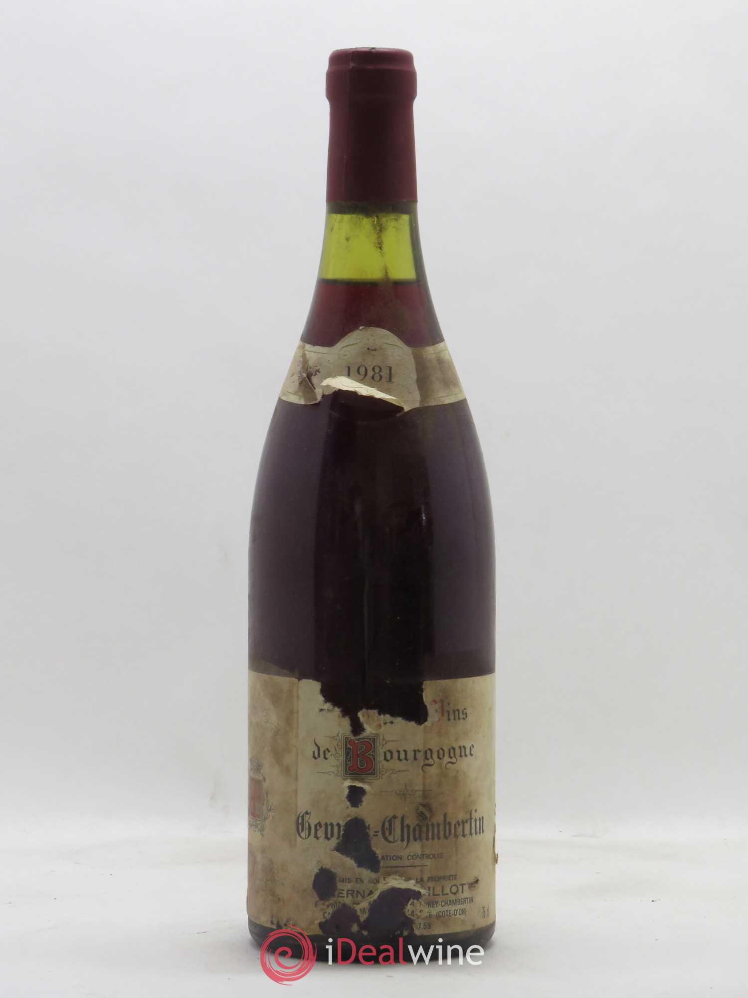 Gevrey-Chambertin Coillot 1981 - Lot de 1 bouteille - 0