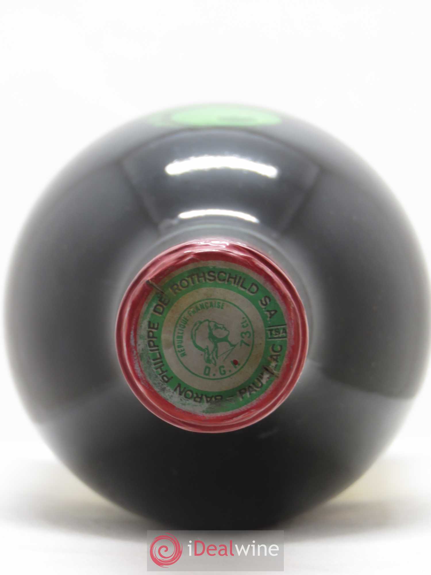 Château Mouton Rothschild 1er Grand Cru Classé 1971 - Lot de 1 bouteille - 1