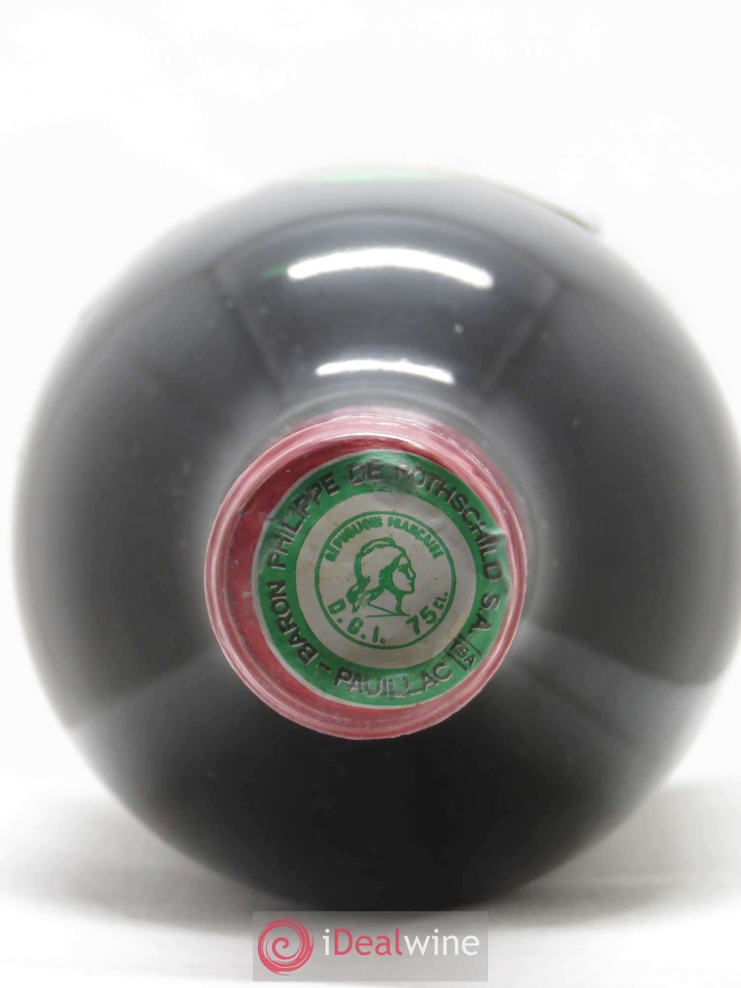 Château Mouton Rothschild 1er Grand Cru Classé 1976 - Lot de 1 bouteille - 1