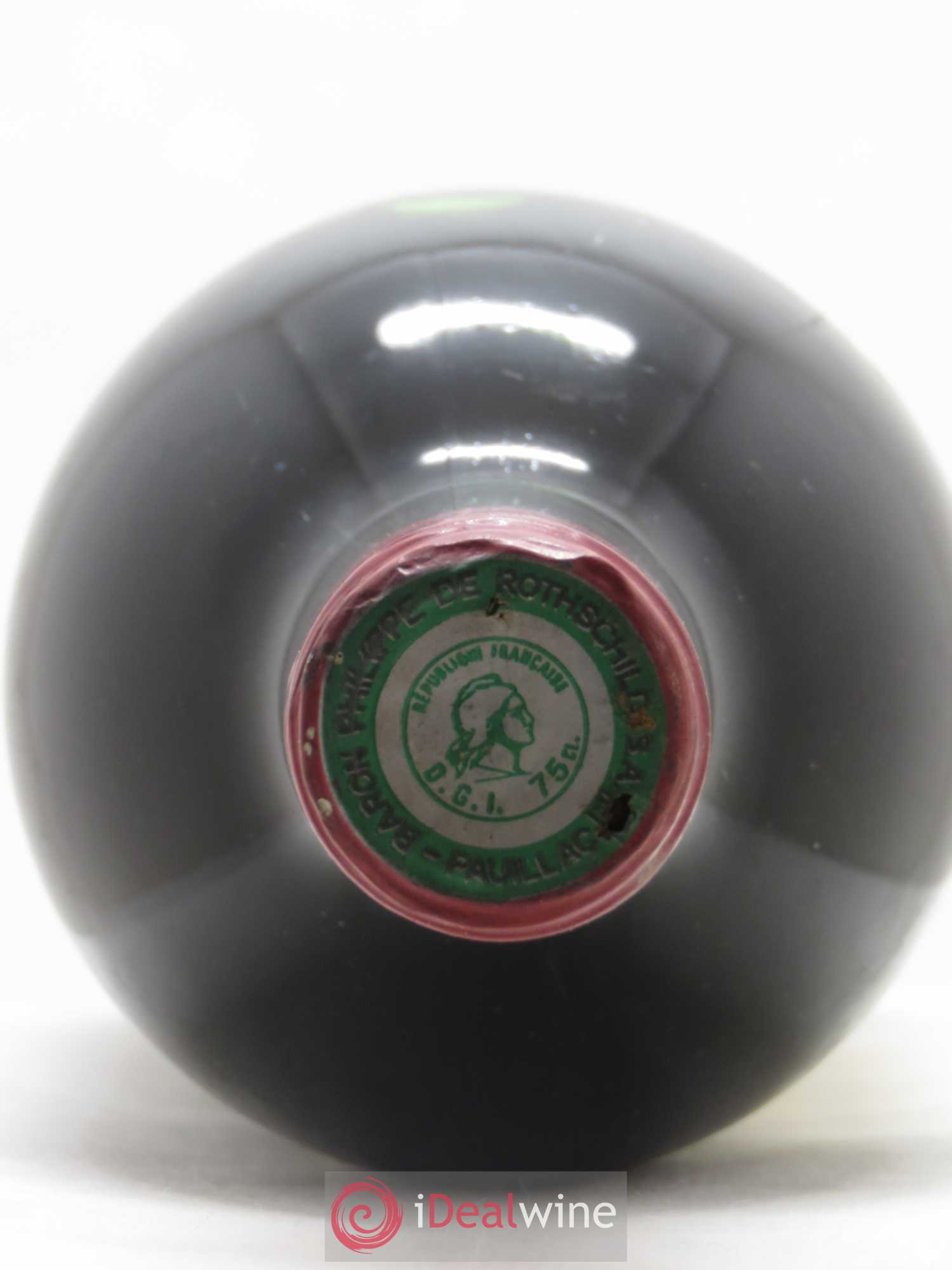 Château Mouton Rothschild 1er Grand Cru Classé 1977 - Lot de 1 bouteille - 1