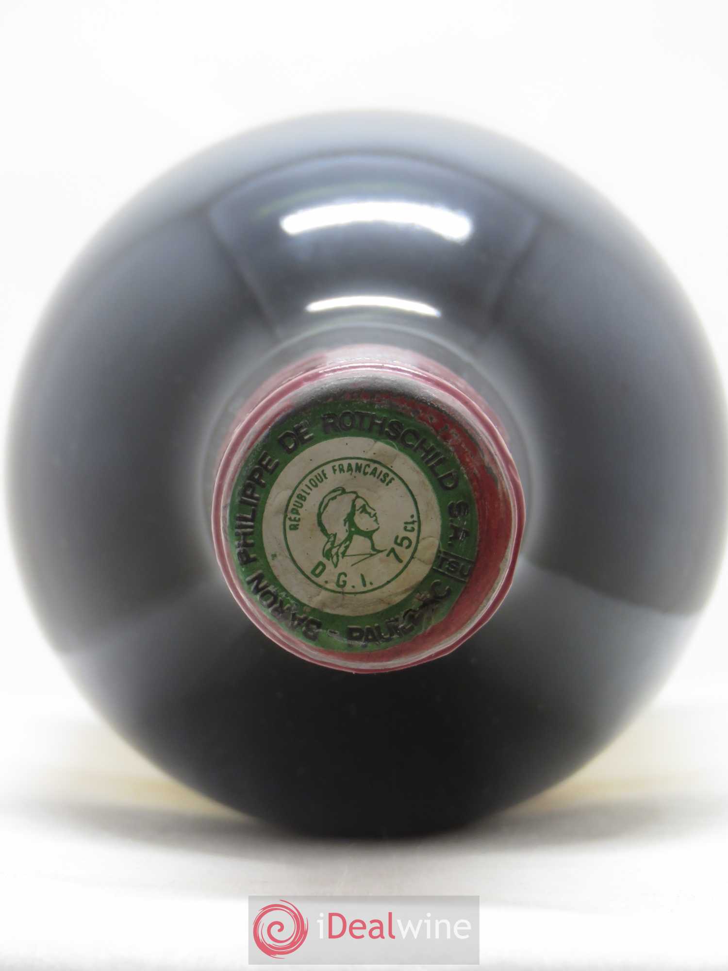 Château Mouton Rothschild 1er Grand Cru Classé 1983 - Lot de 1 bouteille - 1