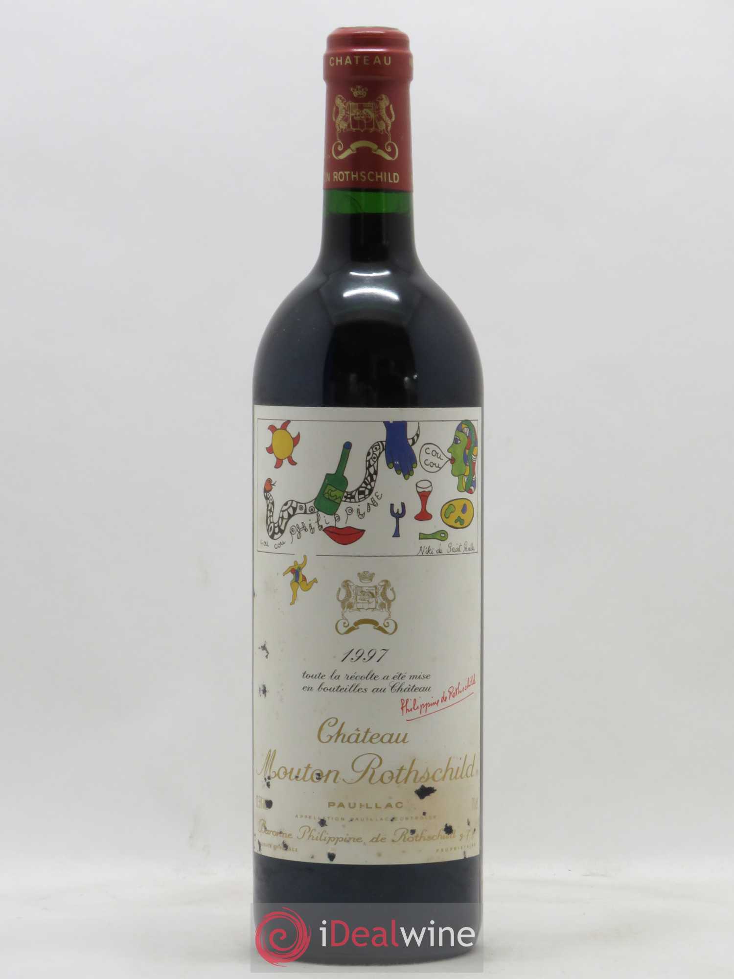 Château Mouton Rothschild 1er Grand Cru Classé 1997 - Lot de 1 bouteille - 0