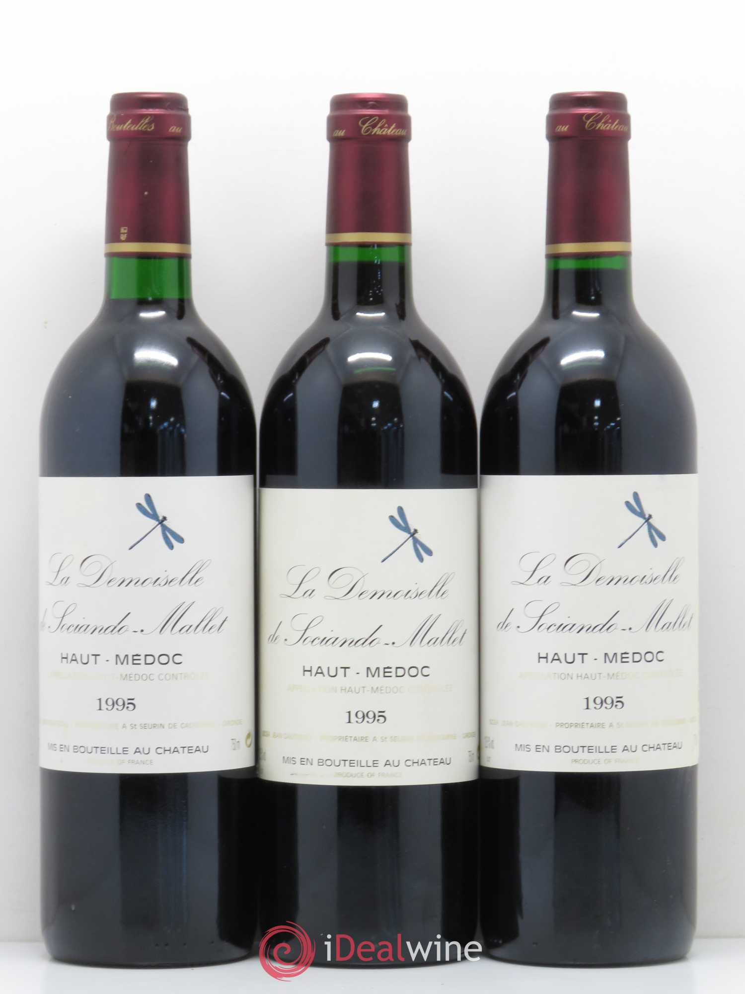 Demoiselle de Sociando Mallet Second Vin 1995 - Lot de 6 bouteilles - 2