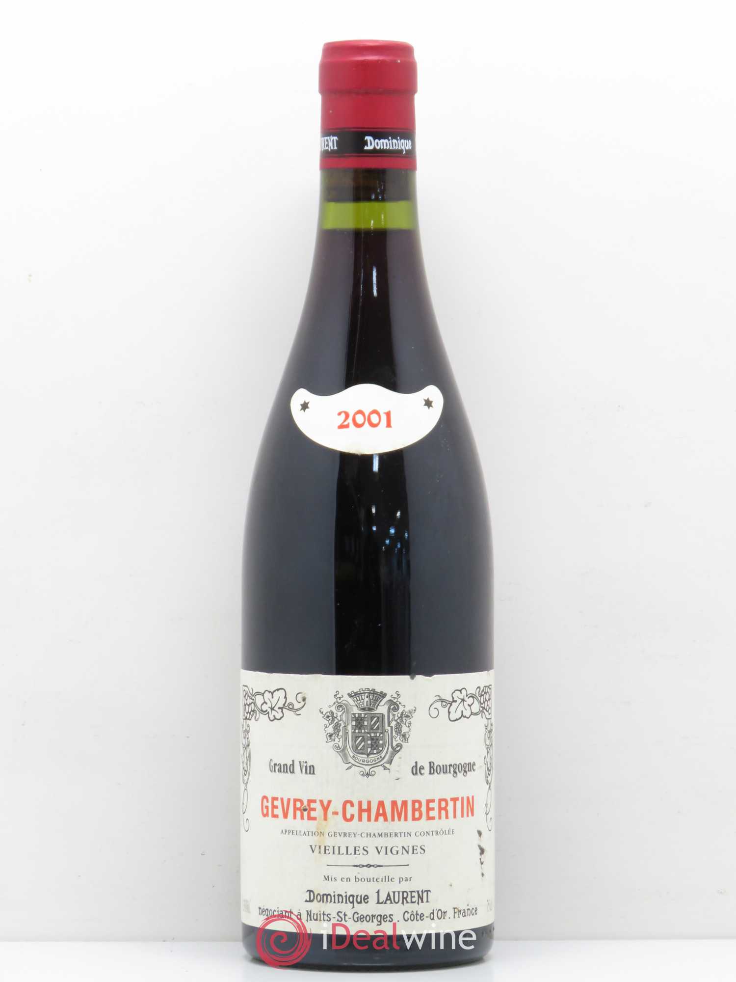 Gevrey-Chambertin Vieilles vignes Dominique Laurent 2001 - Lot de 1 bouteille - 0