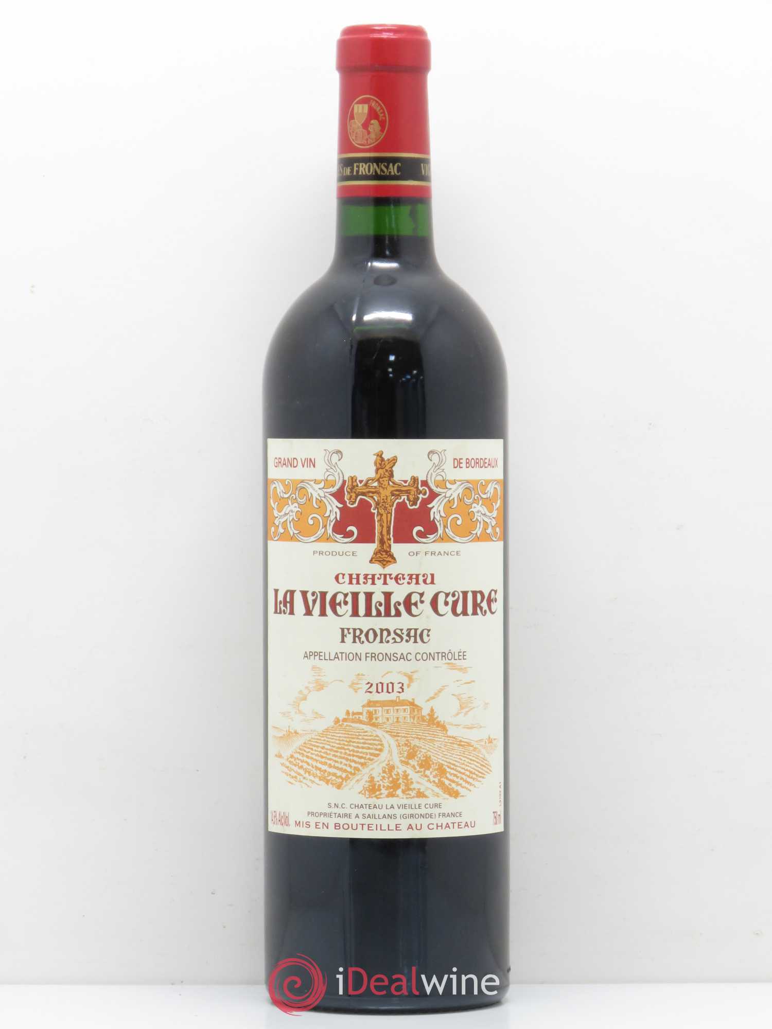 Château La Vieille Cure 2003 - Lot de 1 bouteille - 0