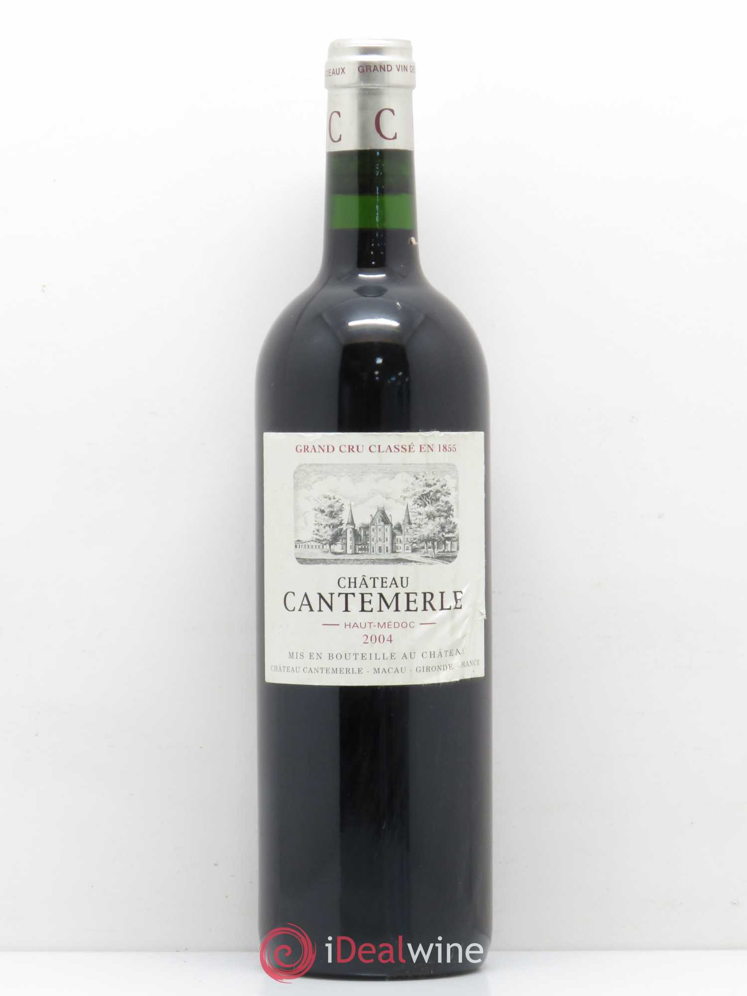 Château Cantemerle 5ème Grand Cru Classé 2004 - Lot de 1 bouteille - 0