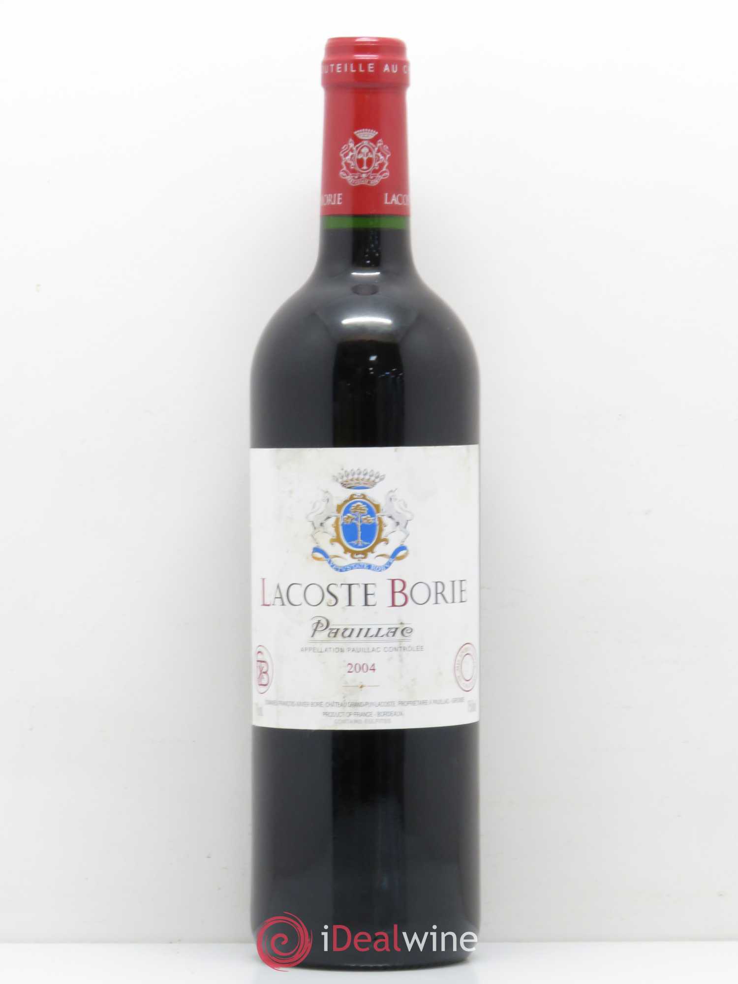 Lacoste Borie 2004 - Lot de 1 bouteille - 0