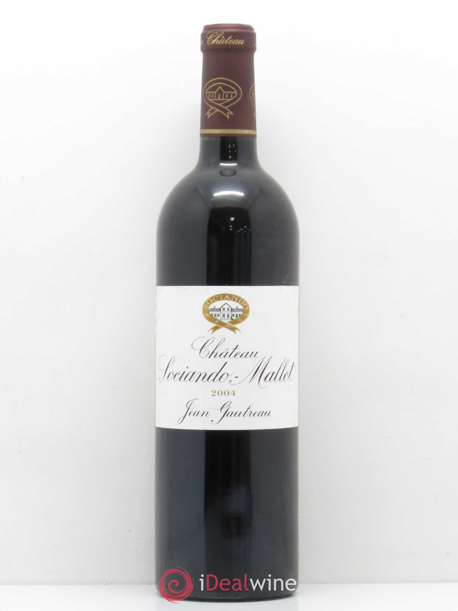 Château Sociando Mallet 2004 - Lot de 1 bouteille - 0