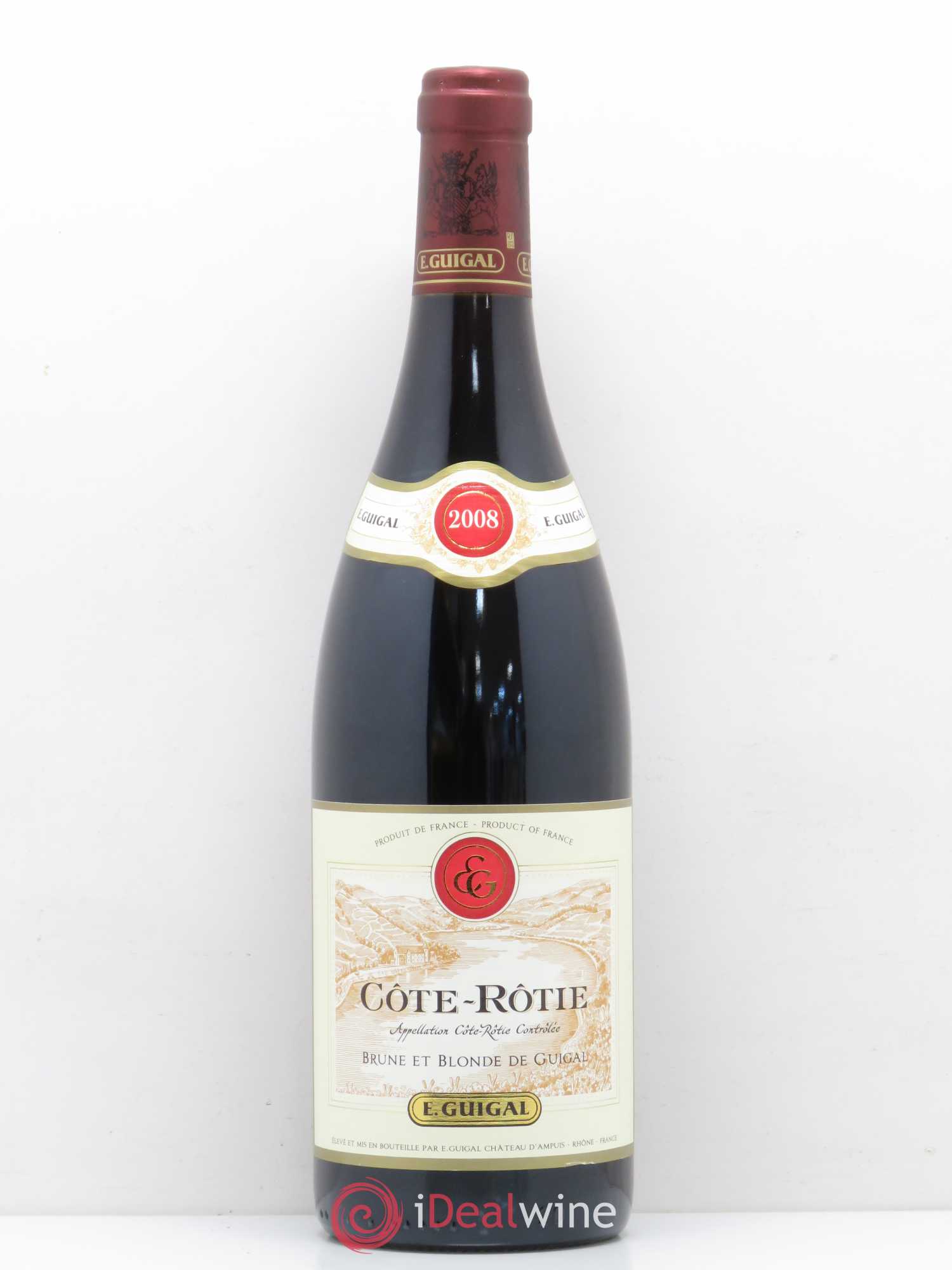 Côte-Rôtie Côtes Brune et Blonde Guigal 2008 - Lot de 1 bouteille - 0
