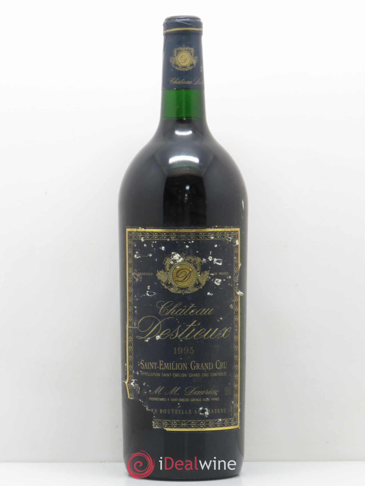 Château Destieux Grand Cru Classé 1995 - Lot de 1 magnum - 0
