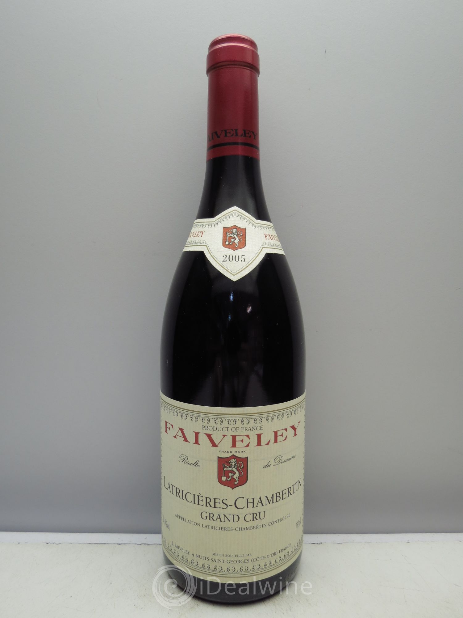 Latricières-Chambertin Grand Cru Faiveley 2005 - Lot de 1 bouteille - 0