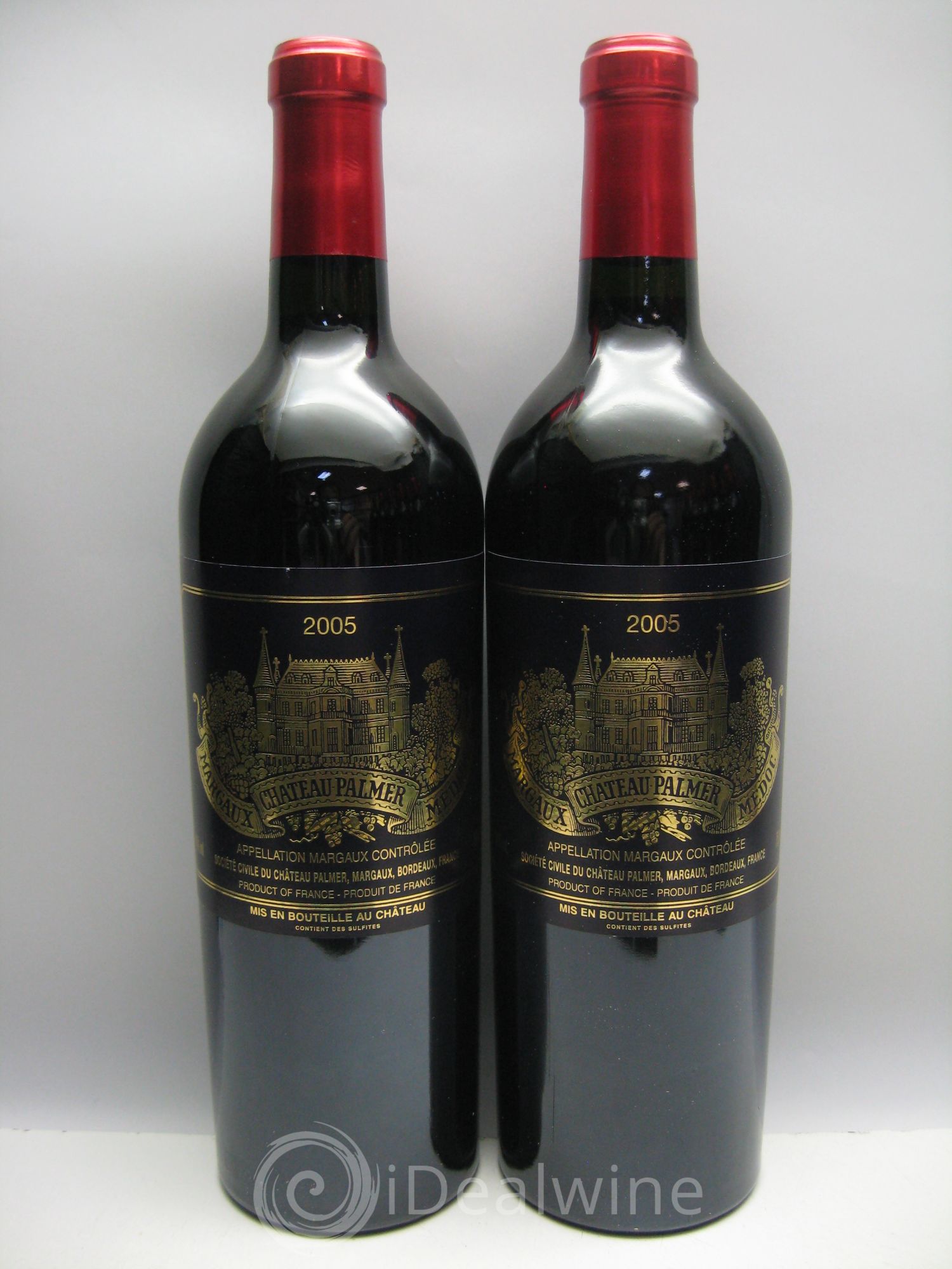 Château Palmer 3ème Grand Cru Classé (CB sans couvercle) 2005 - Lot de 12 bouteilles - 0