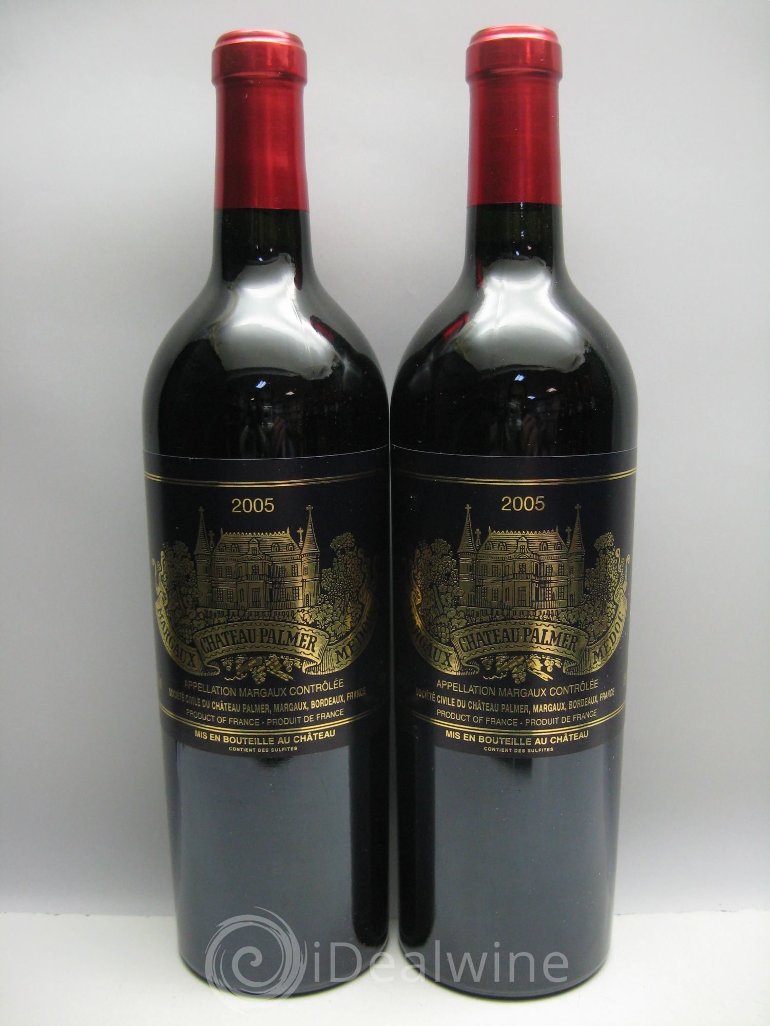Château Palmer 3ème Grand Cru Classé (CB sans couvercle) 2005 - Lot de 12 bouteilles - 1