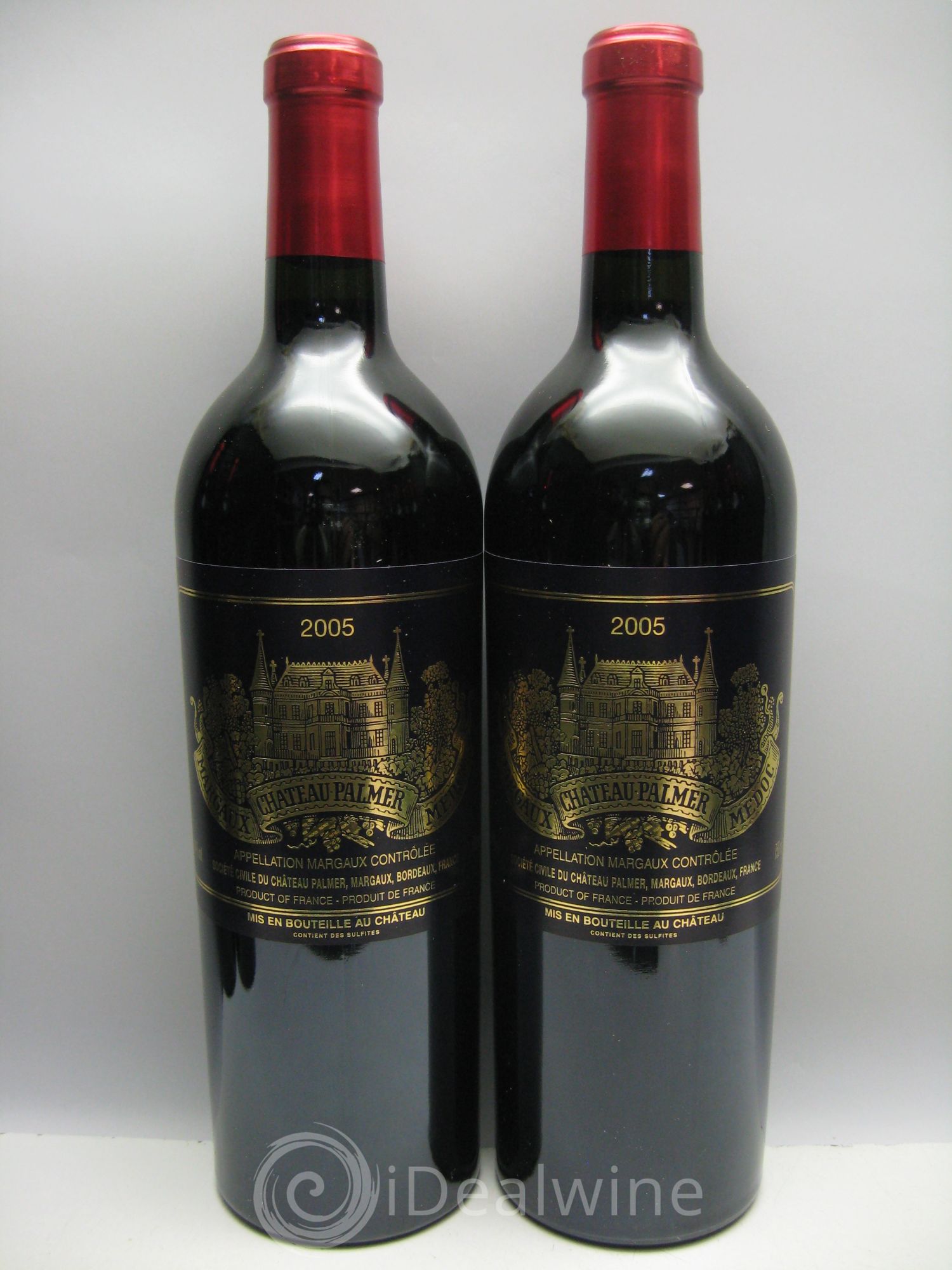 Château Palmer 3ème Grand Cru Classé (CB sans couvercle) 2005 - Lot de 12 bouteilles - 2