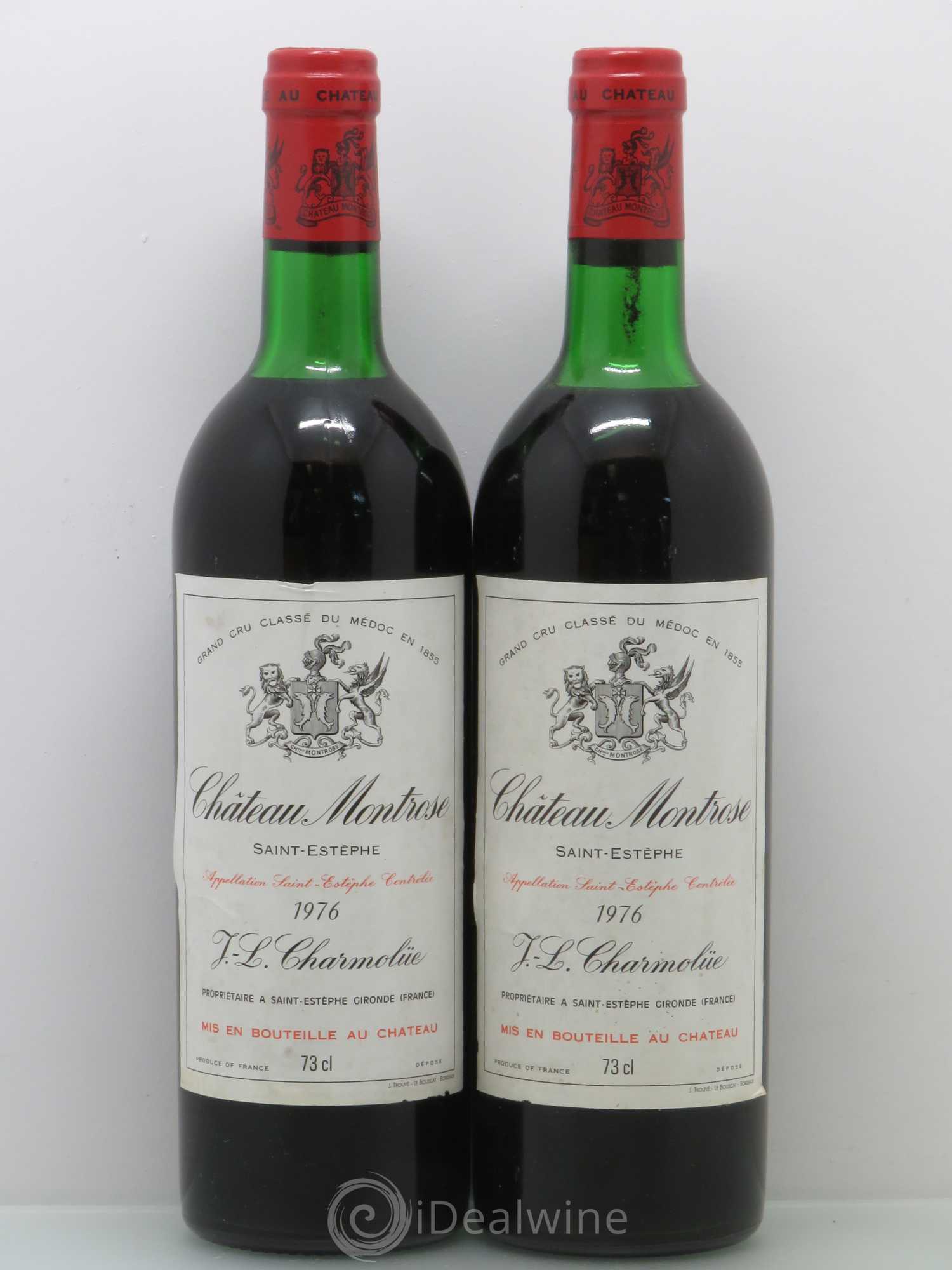 Château Montrose 2ème Grand Cru Classé 1976 - Lot de 2 bouteilles - 0