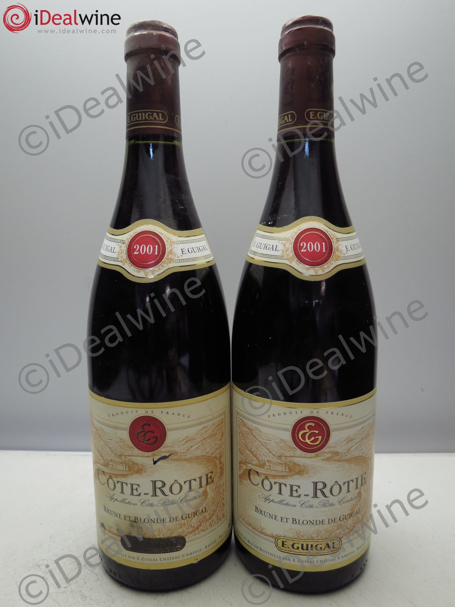 Côte-Rôtie Côtes Brune et Blonde Guigal 2001 - Lot de 2 bouteilles - 0