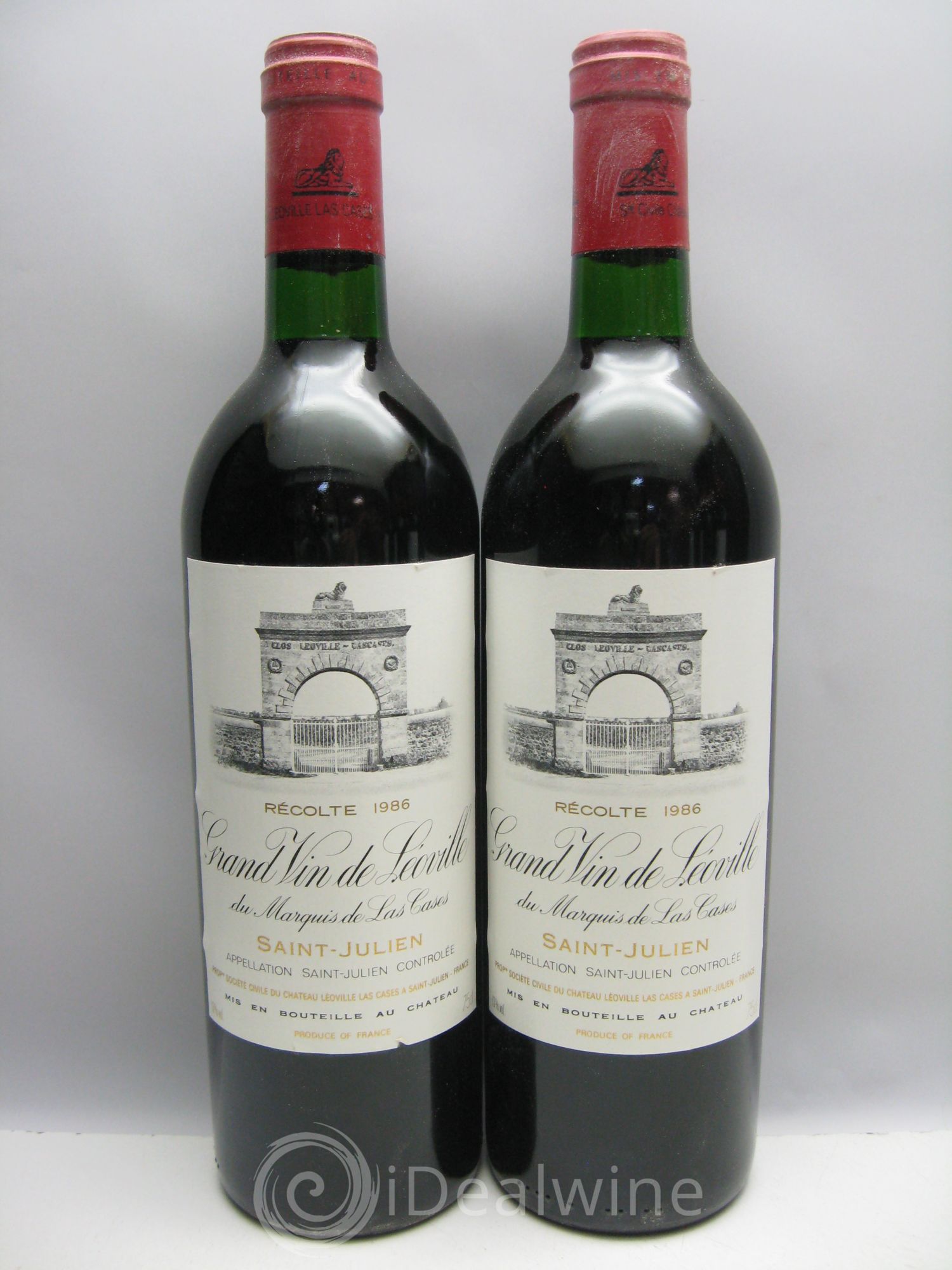 Château Léoville Las Cases 2ème Grand Cru Classé 1986 - Lot de 12 bouteilles - 2