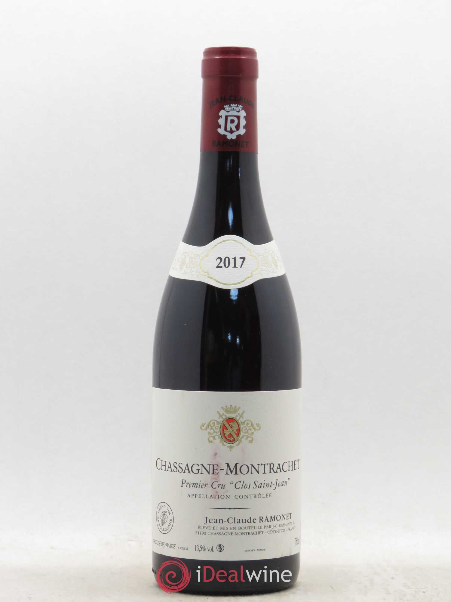 Chassagne-Montrachet 1er Cru Clos Saint-Jean Ramonet (Domaine) 2017 - Lot de 1 bouteille - 0