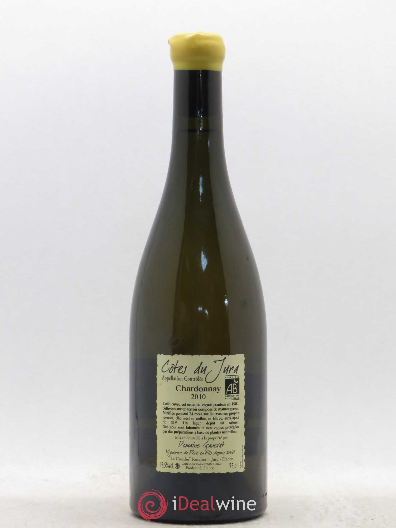 Côtes du Jura Les Chalasses Vieilles Vignes Jean-François Ganevat (Domaine) 2010 - Lot de 1 bouteille - 1