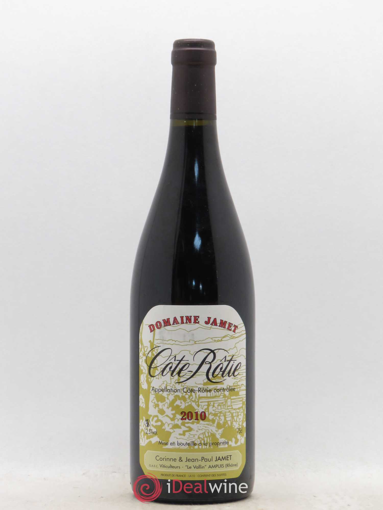 Côte-Rôtie Jamet (Domaine) 2010 - Lot de 1 bouteille - 0