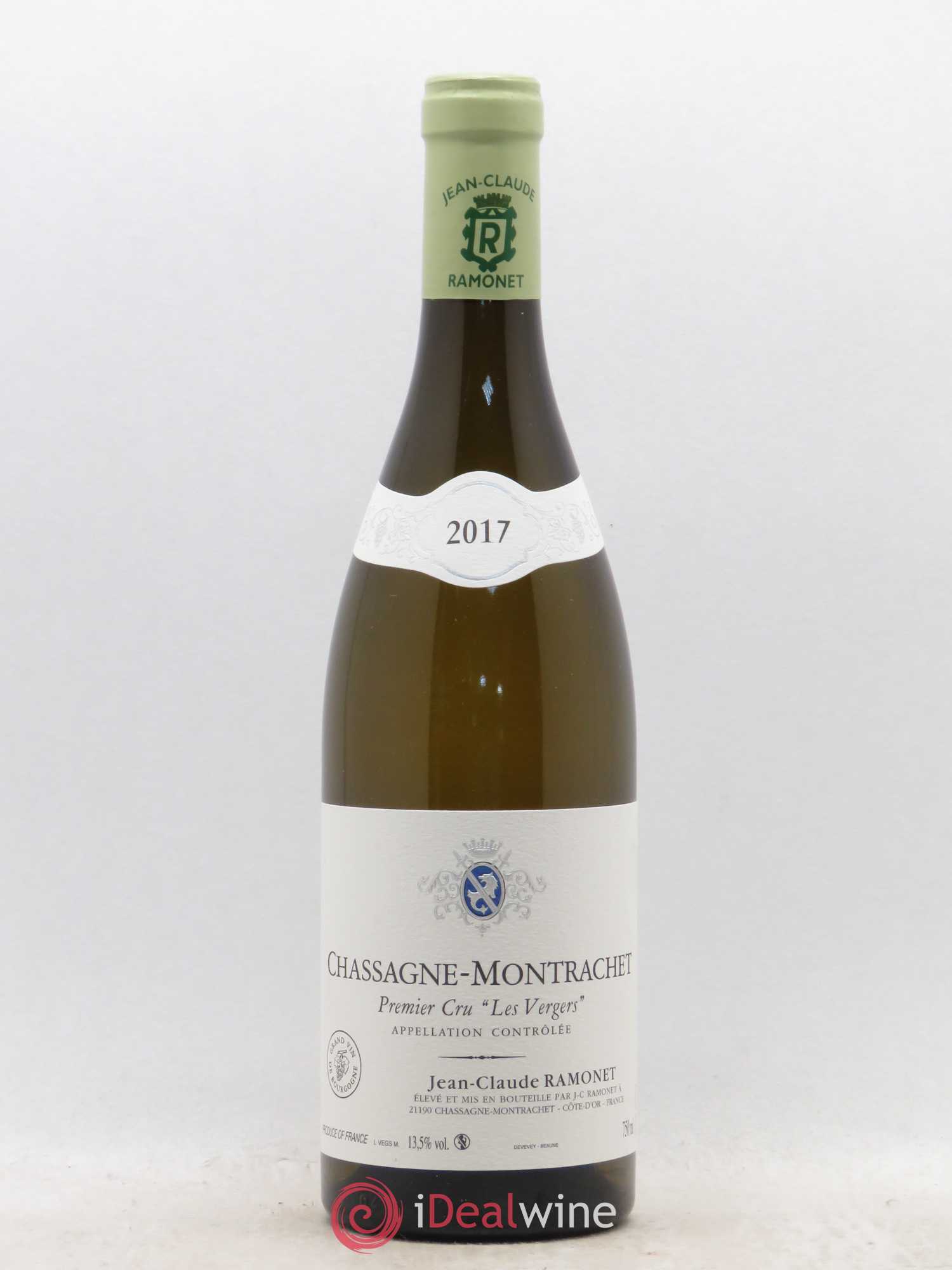 Chassagne-Montrachet 1er Cru Les Vergers Ramonet (Domaine) 2017 - Lot de 1 bouteille - 0