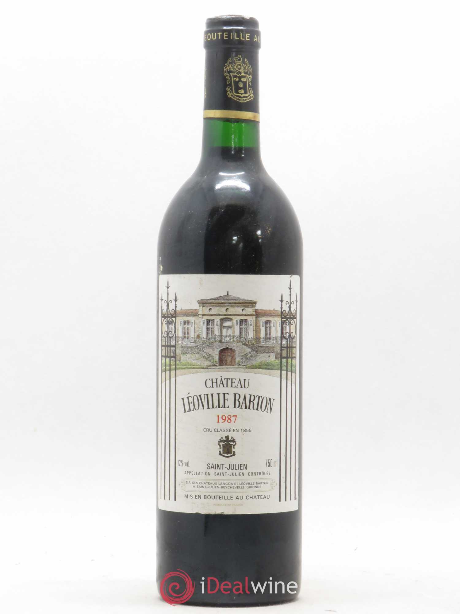 Château Léoville Barton 2ème Grand Cru Classé 1987 - Lot de 1 bouteille - 0