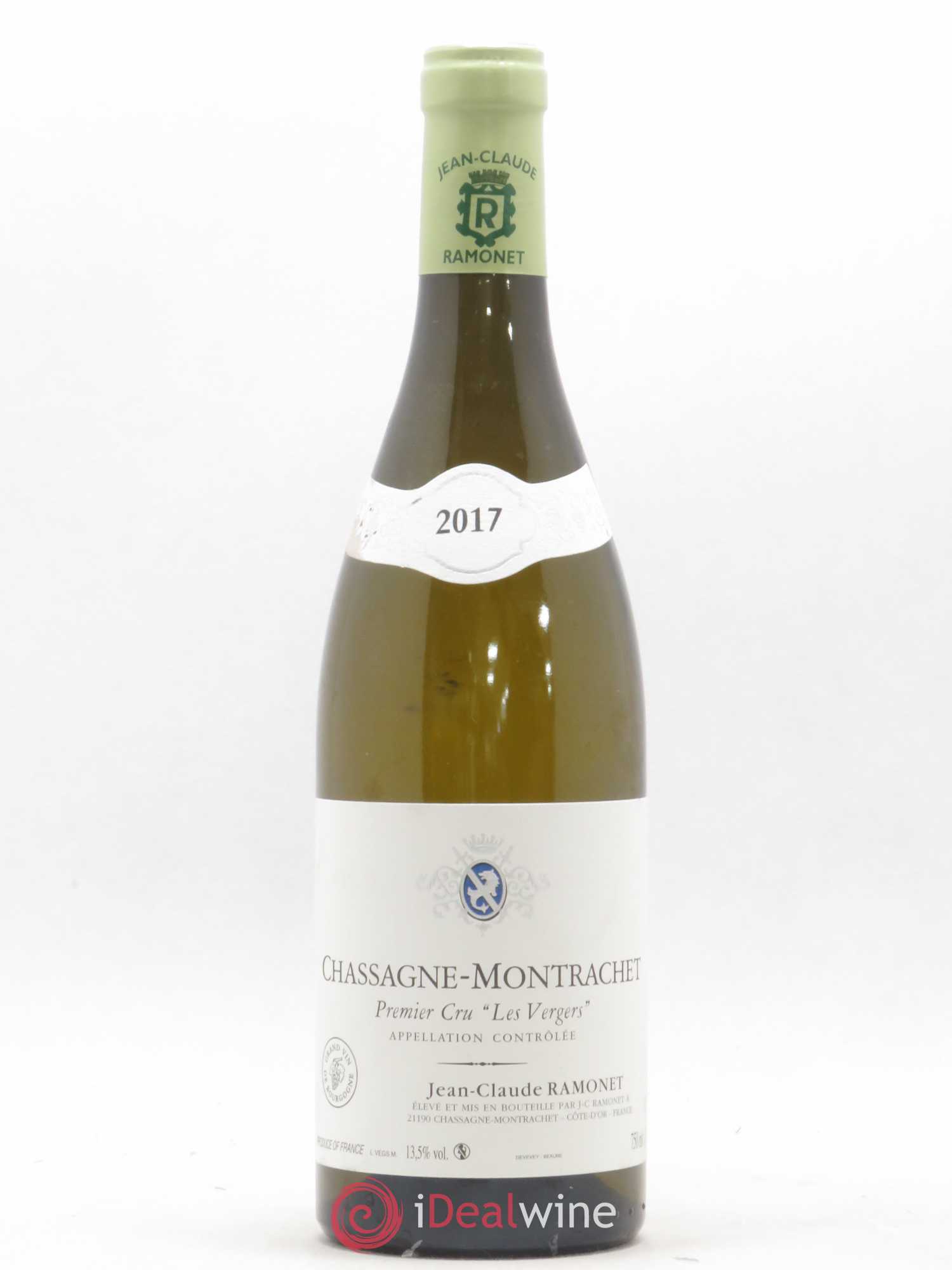 Chassagne-Montrachet 1er Cru Les Vergers Ramonet (Domaine) 2017 - Lot de 1 bouteille - 0