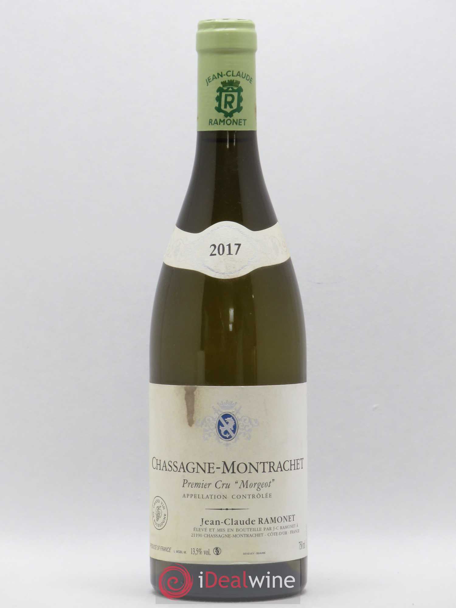 Chassagne-Montrachet 1er Cru Morgeot Ramonet (Domaine) 2017 - Lot de 1 bouteille - 0