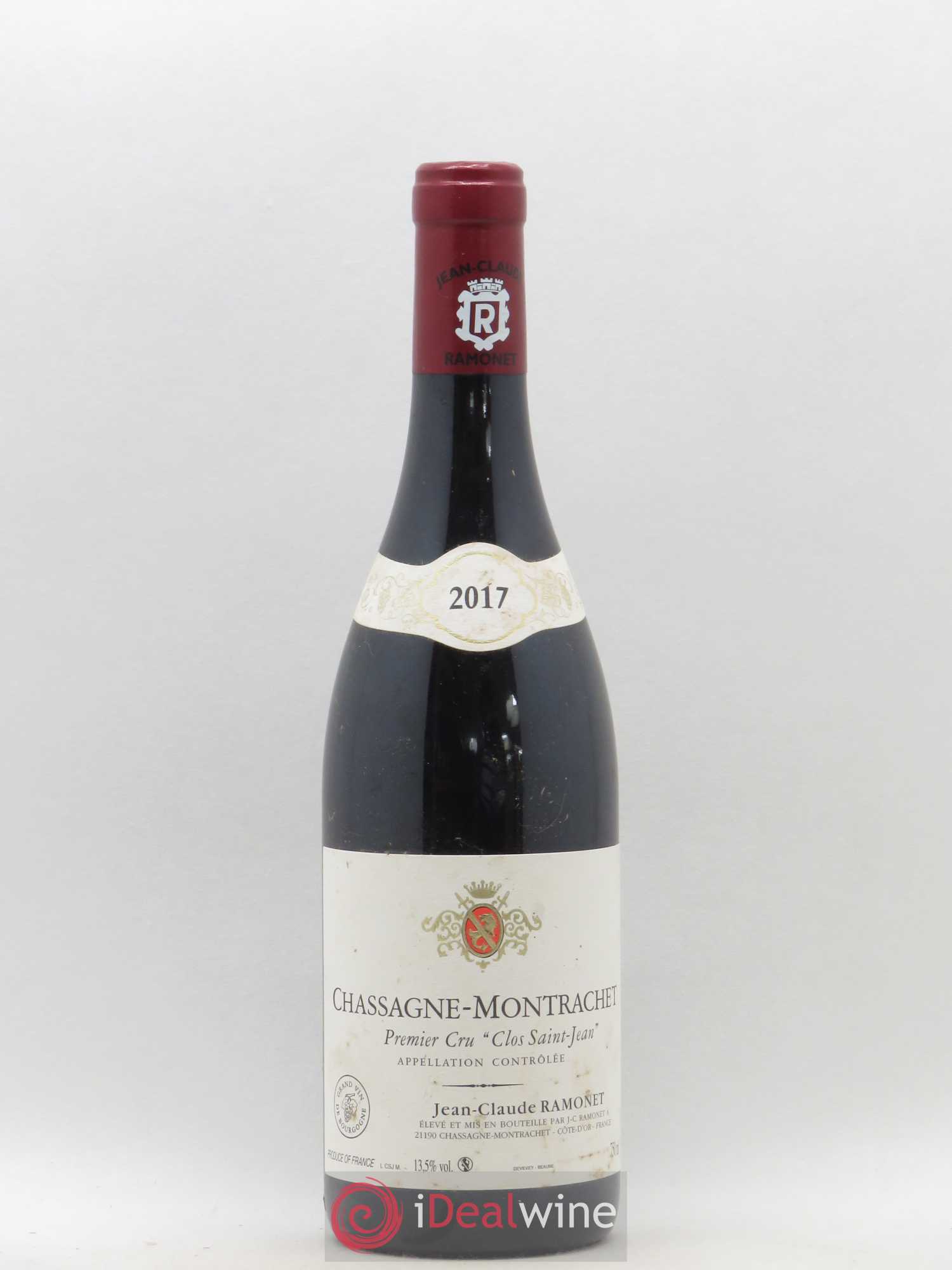 Chassagne-Montrachet 1er Cru Clos Saint-Jean Ramonet (Domaine) 2017 - Lot de 1 bouteille - 0