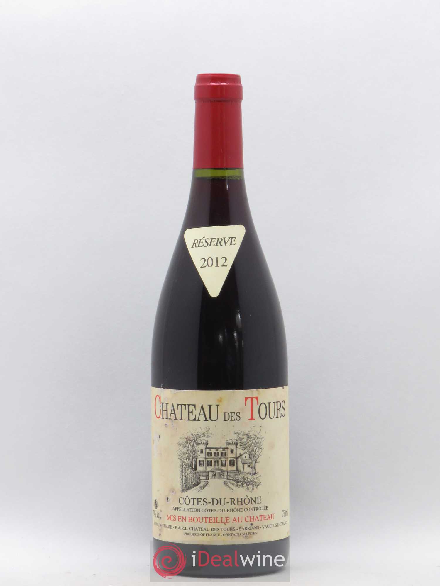 Côtes-du-Rhône Château des Tours Emmanuel Reynaud 2012 - Lot de 1 bouteille - 0
