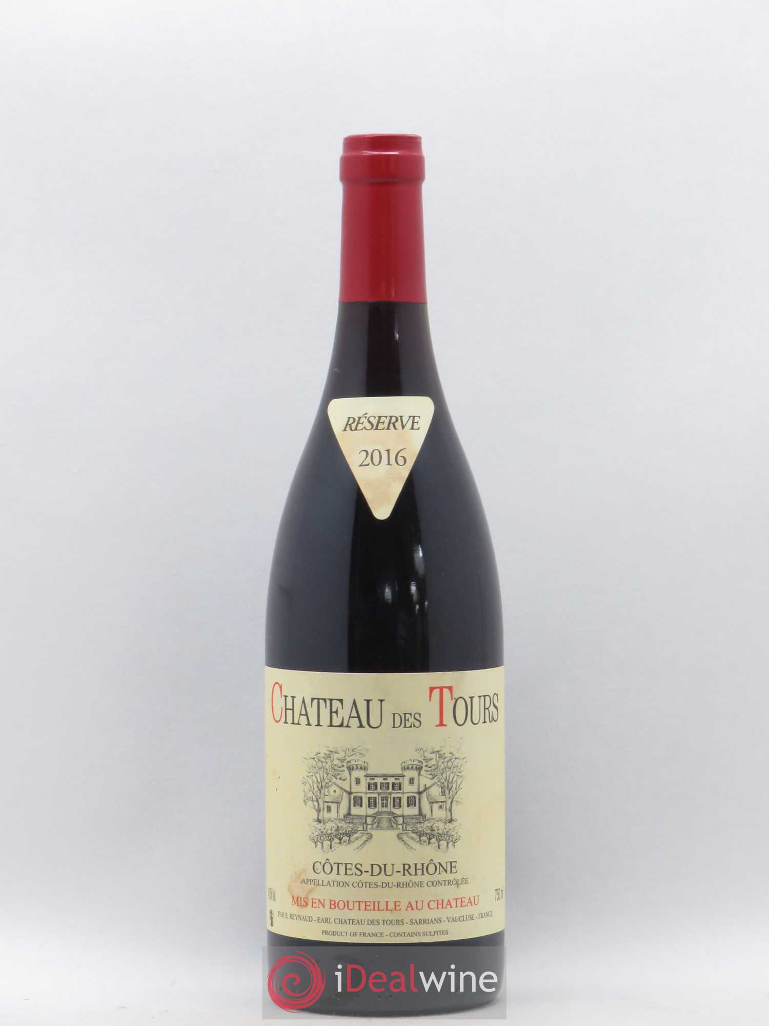 Côtes-du-Rhône Château des Tours Emmanuel Reynaud 2016 - Lot de 1 bouteille - 0