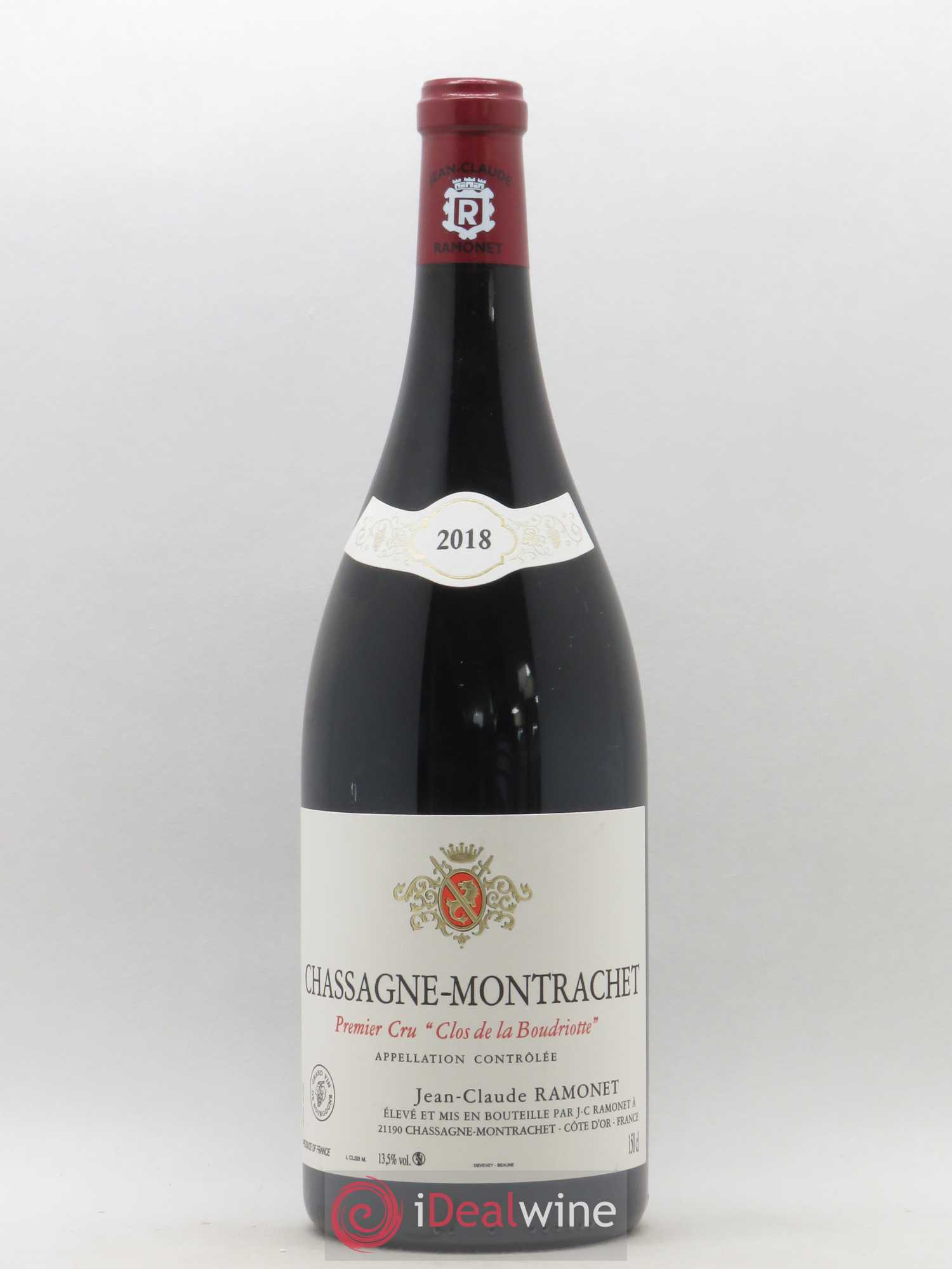 Chassagne-Montrachet 1er Cru Clos de la Boudriotte Ramonet (Domaine) 2018 - Lot de 1 magnum - 0