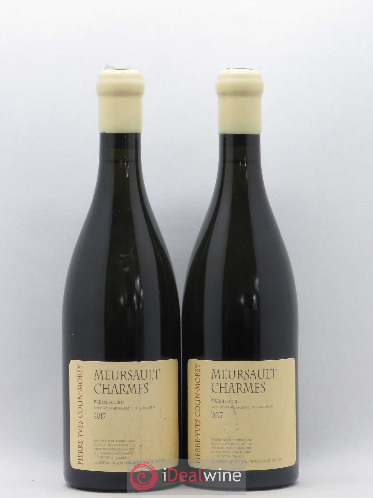 Meursault 1er Cru Charmes Pierre-Yves Colin Morey 2017 - Lot de 2 bouteilles - 0