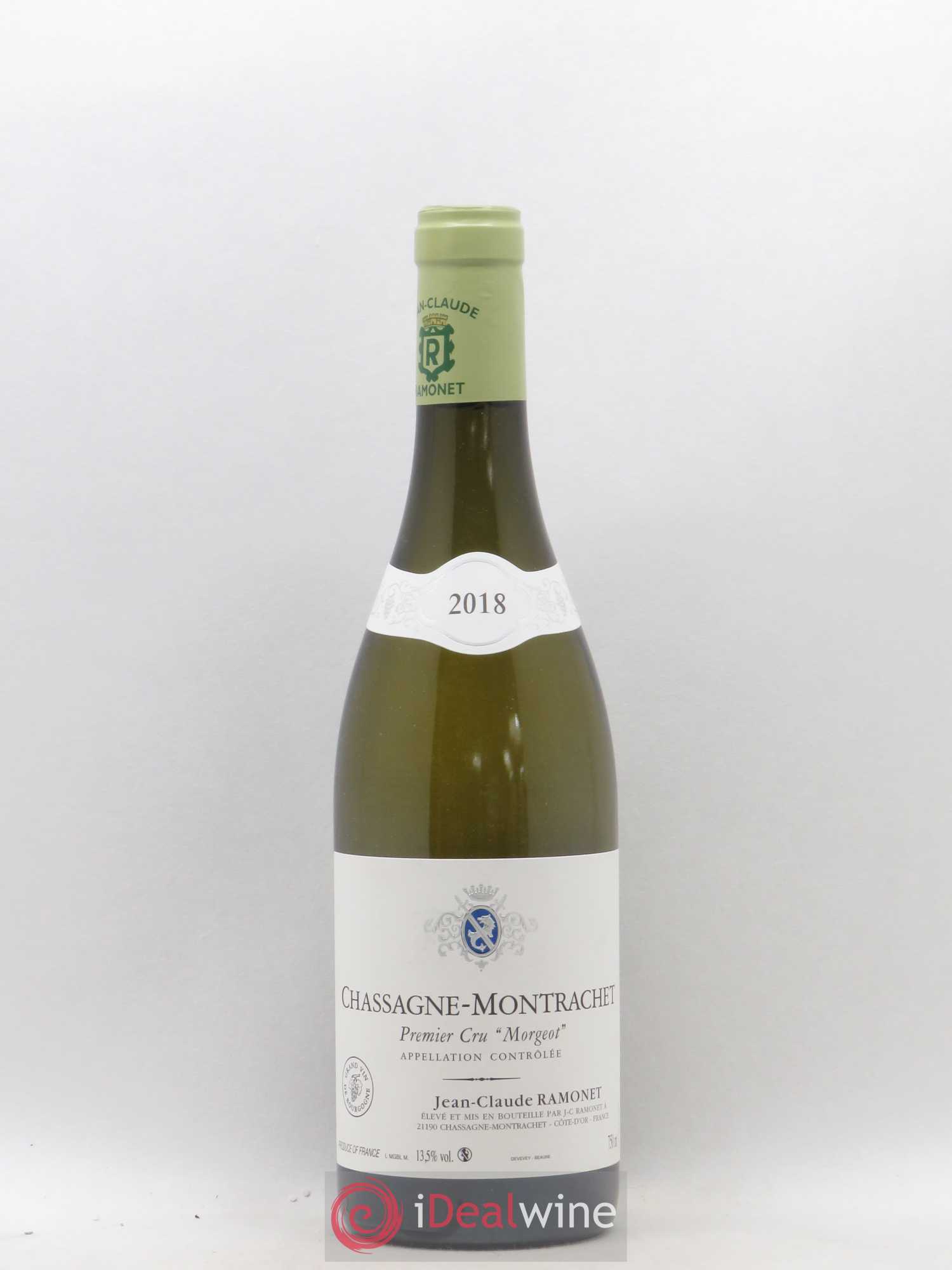 Chassagne-Montrachet 1er Cru Morgeot Ramonet (Domaine) 2018 - Lot de 1 bouteille - 0