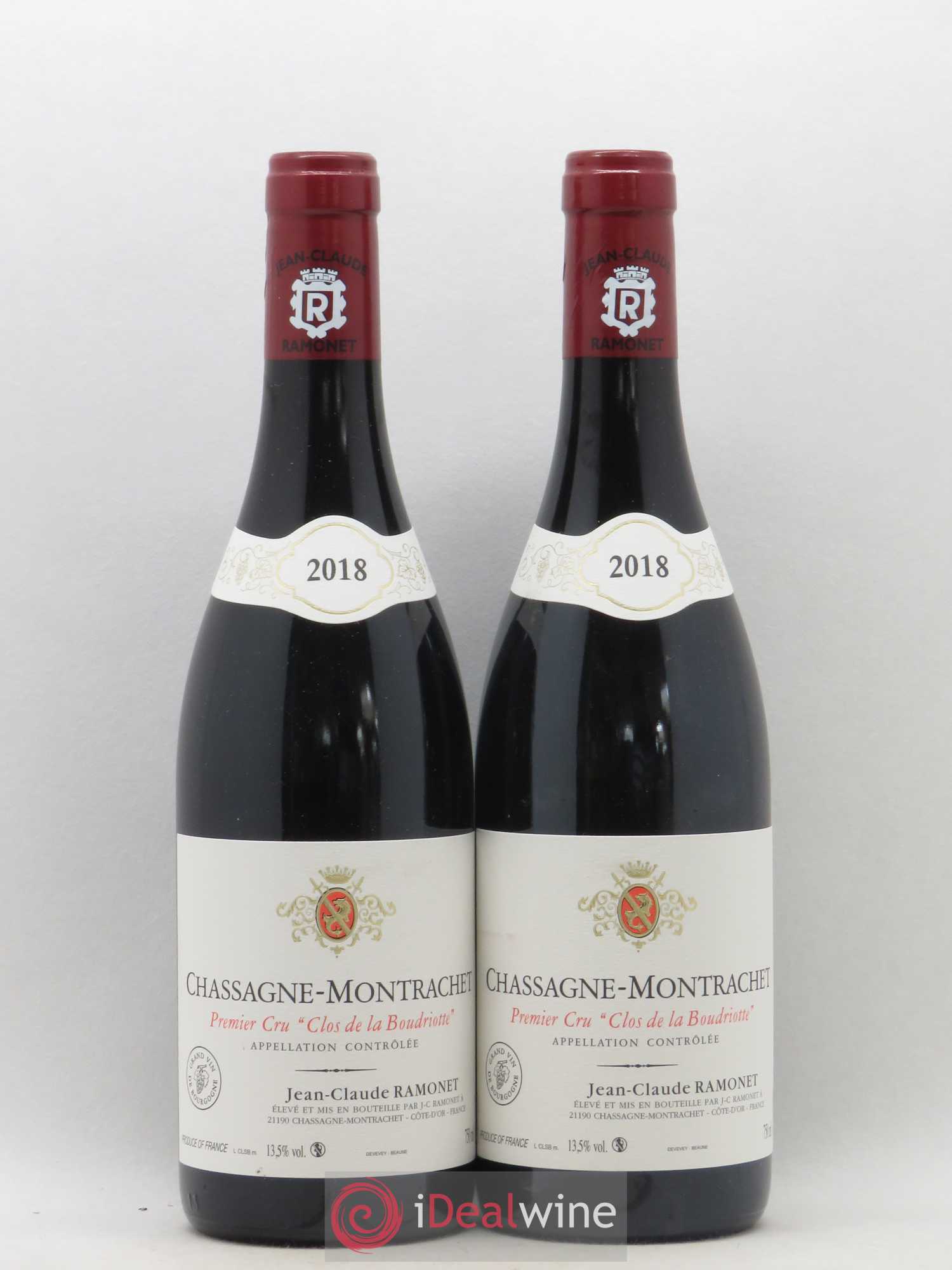 Chassagne-Montrachet 1er Cru Clos de la Boudriotte Ramonet (Domaine) 2018 - Lot de 2 bouteilles - 0