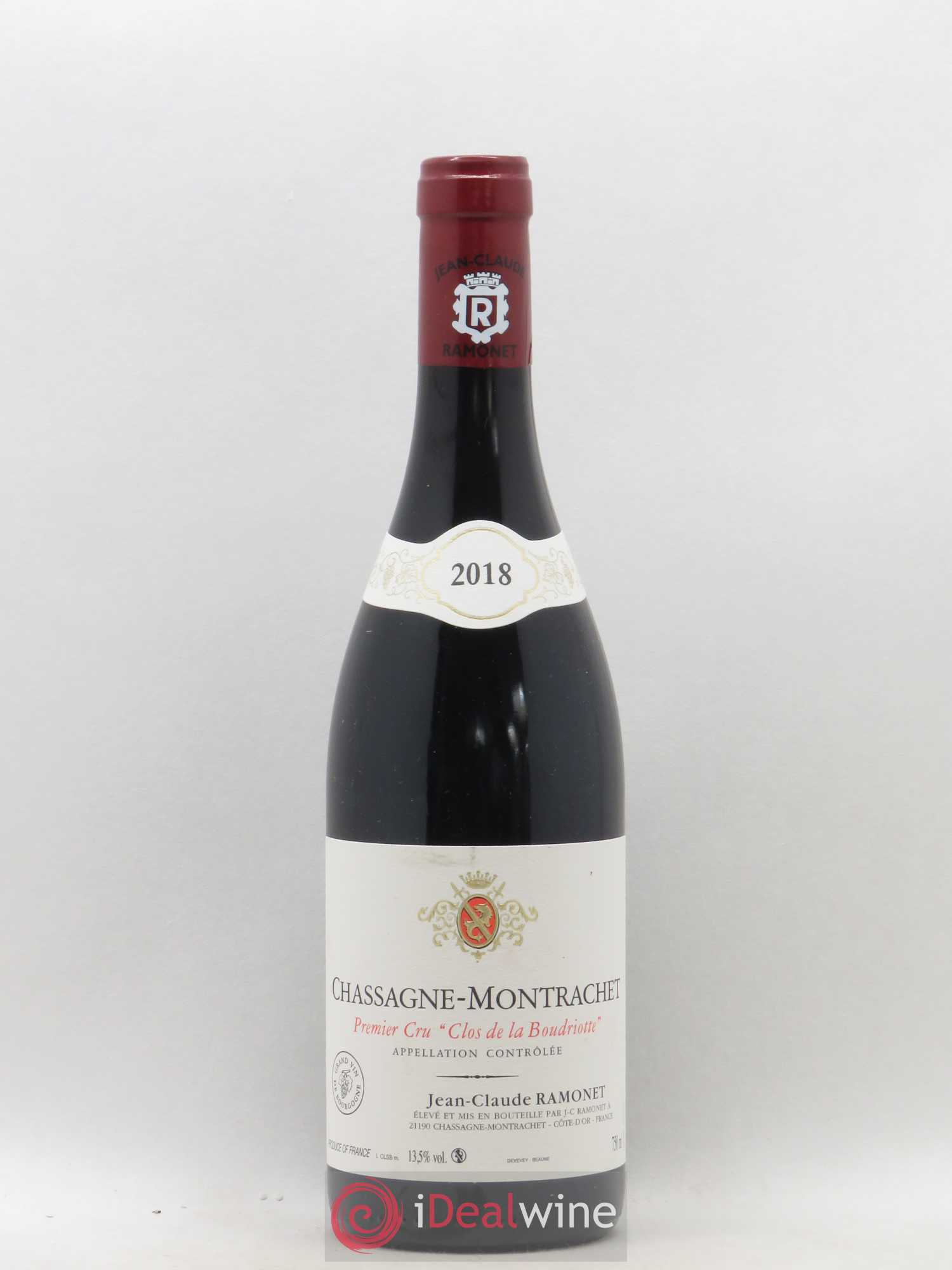 Chassagne-Montrachet 1er Cru Clos de la Boudriotte Ramonet (Domaine) 2018 - Lot de 1 bouteille - 0